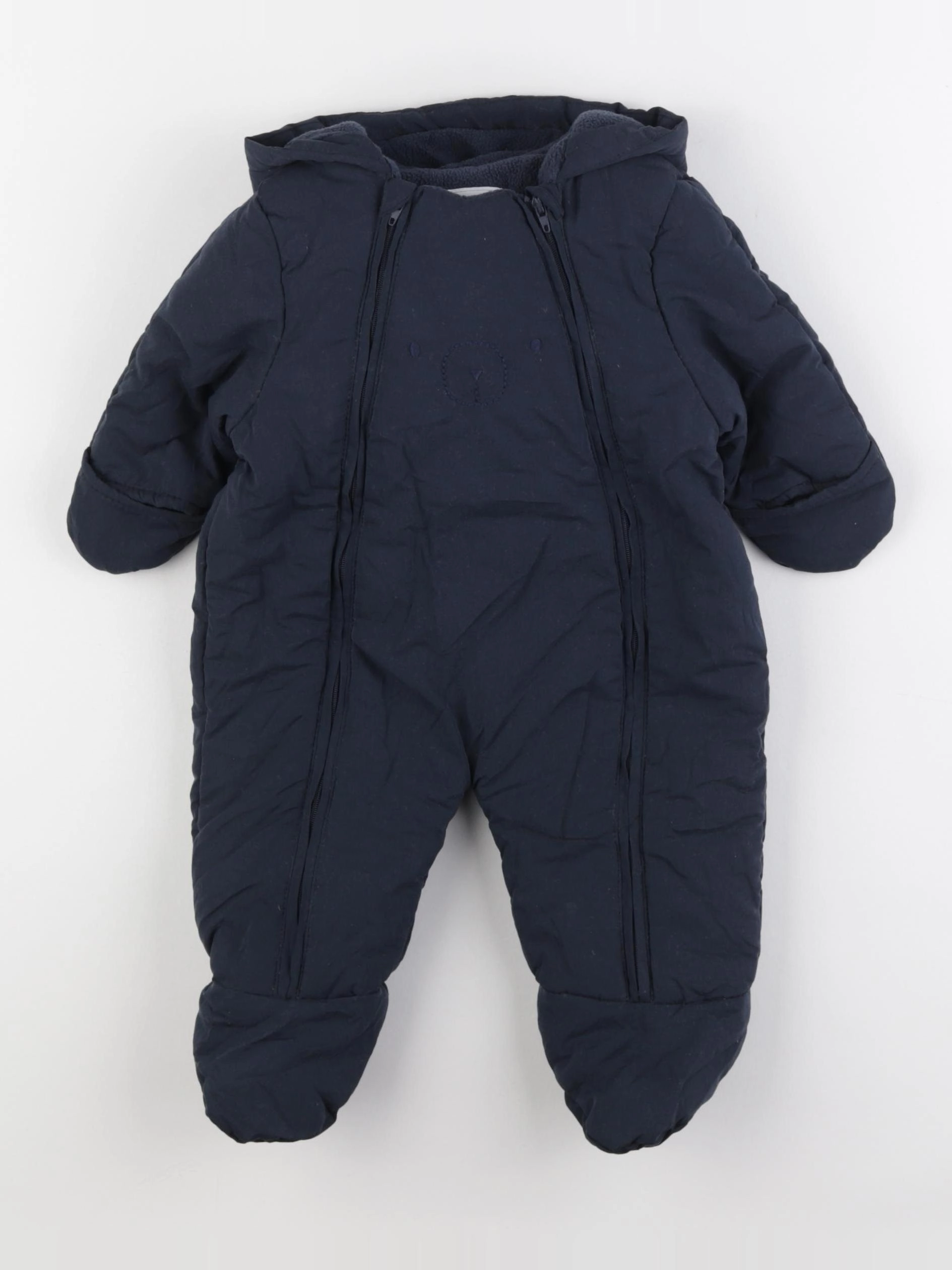 Vertbaudet - combi-pilote bleu - 3 mois