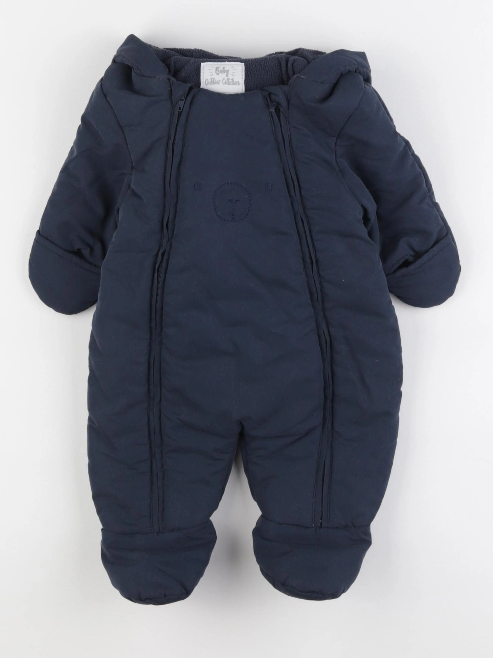 Vertbaudet - combi-pilote bleu - 1 mois