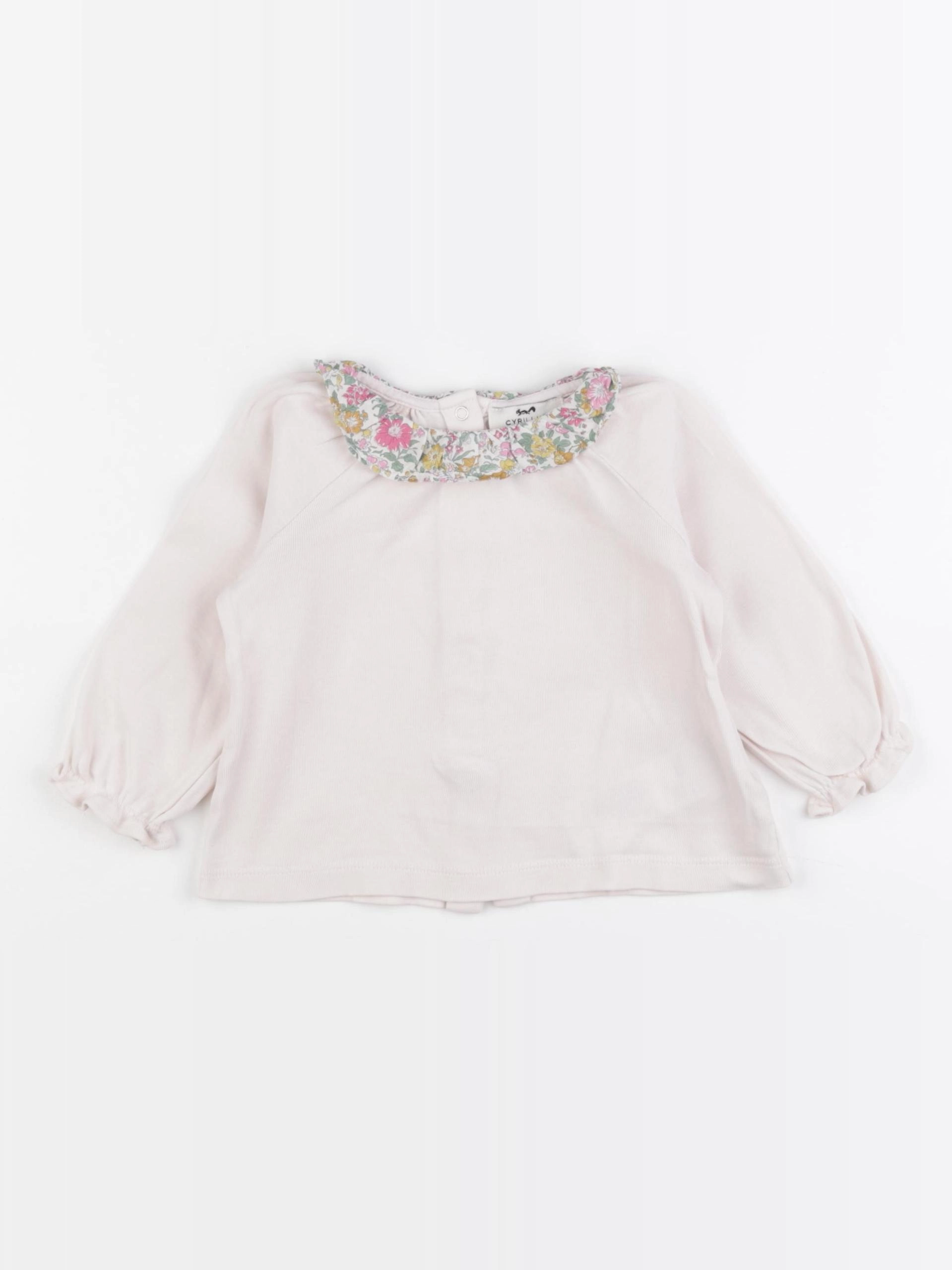 Cyrillus - tee-shirt rose - 18 mois
