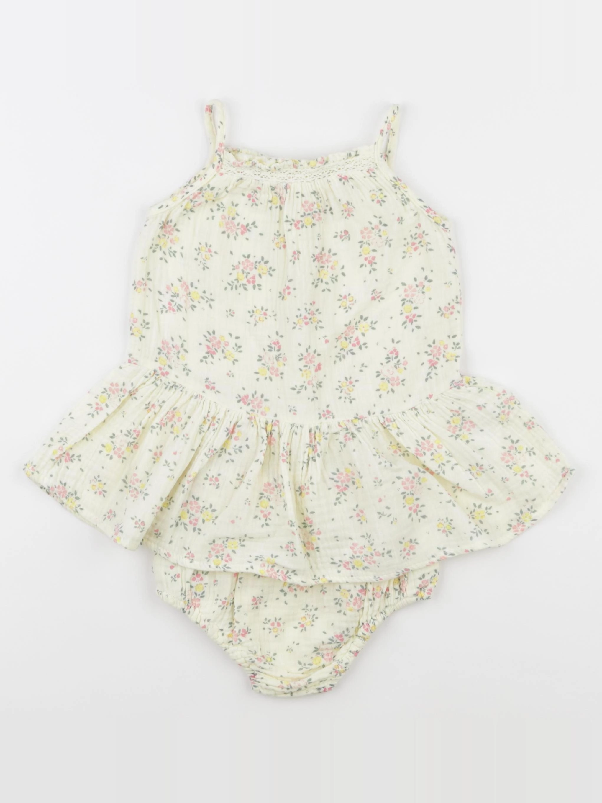 Vertbaudet - robe jaune - 18 mois
