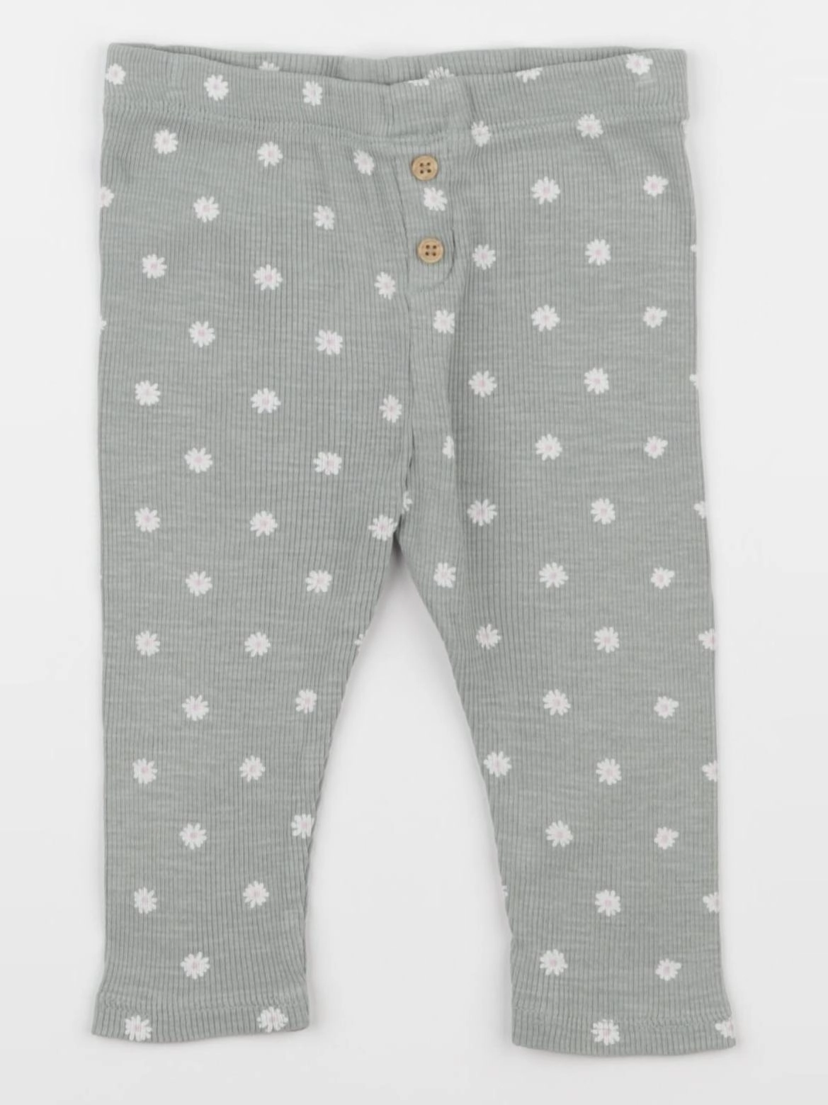 Vertbaudet - legging vert - 12 mois