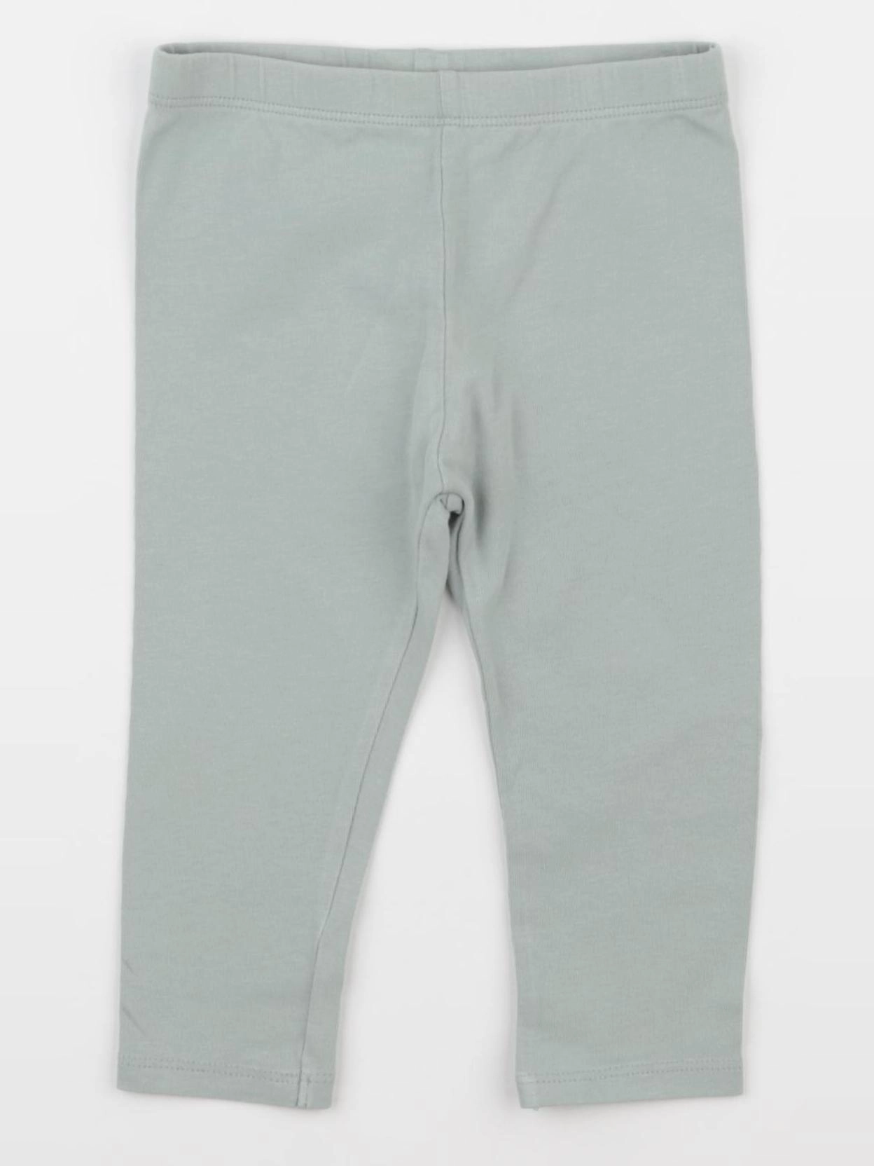 Vertbaudet - legging vert - 12 mois