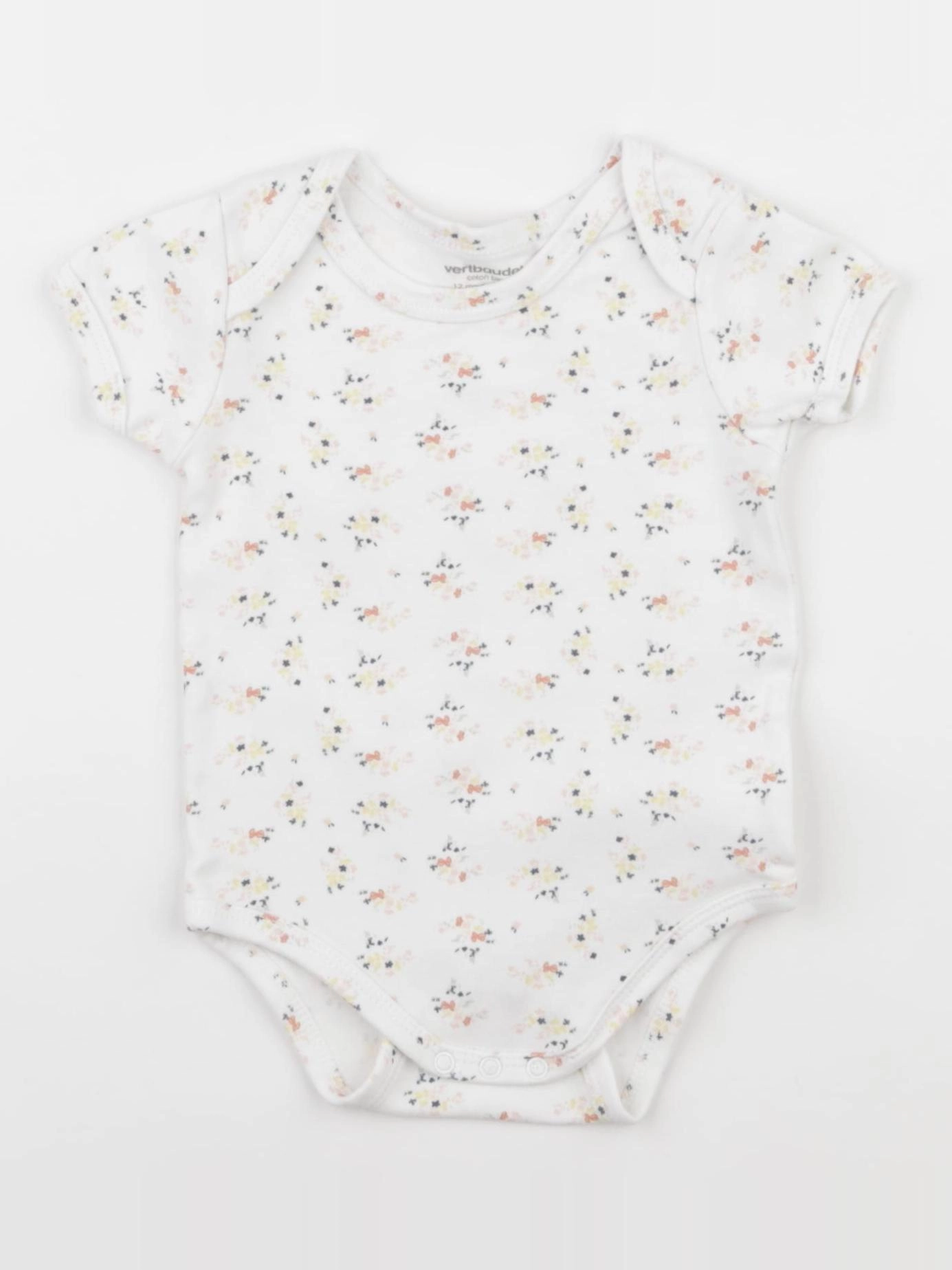 Vertbaudet - body blanc - 12 mois