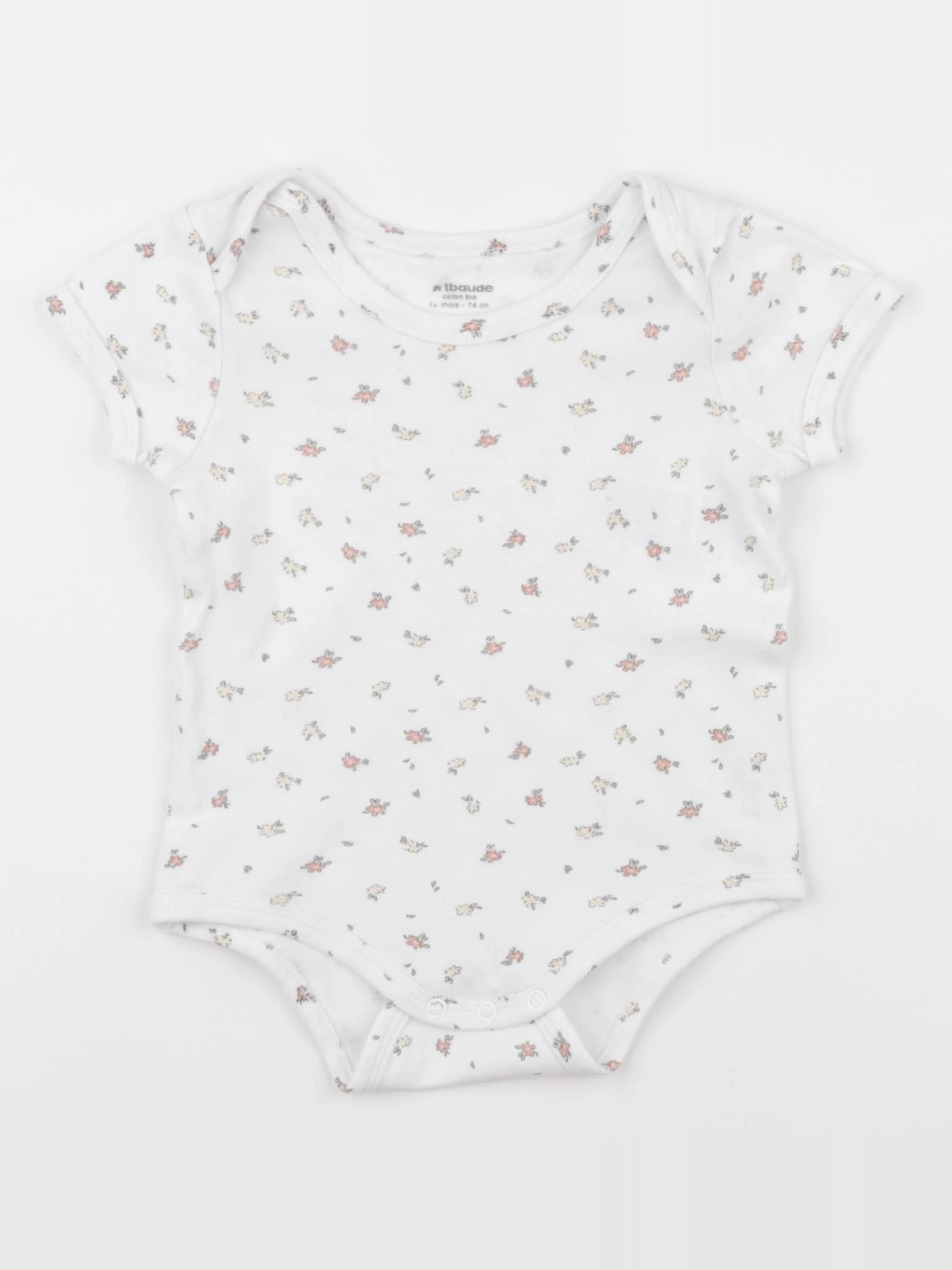Vertbaudet - body blanc - 12 mois