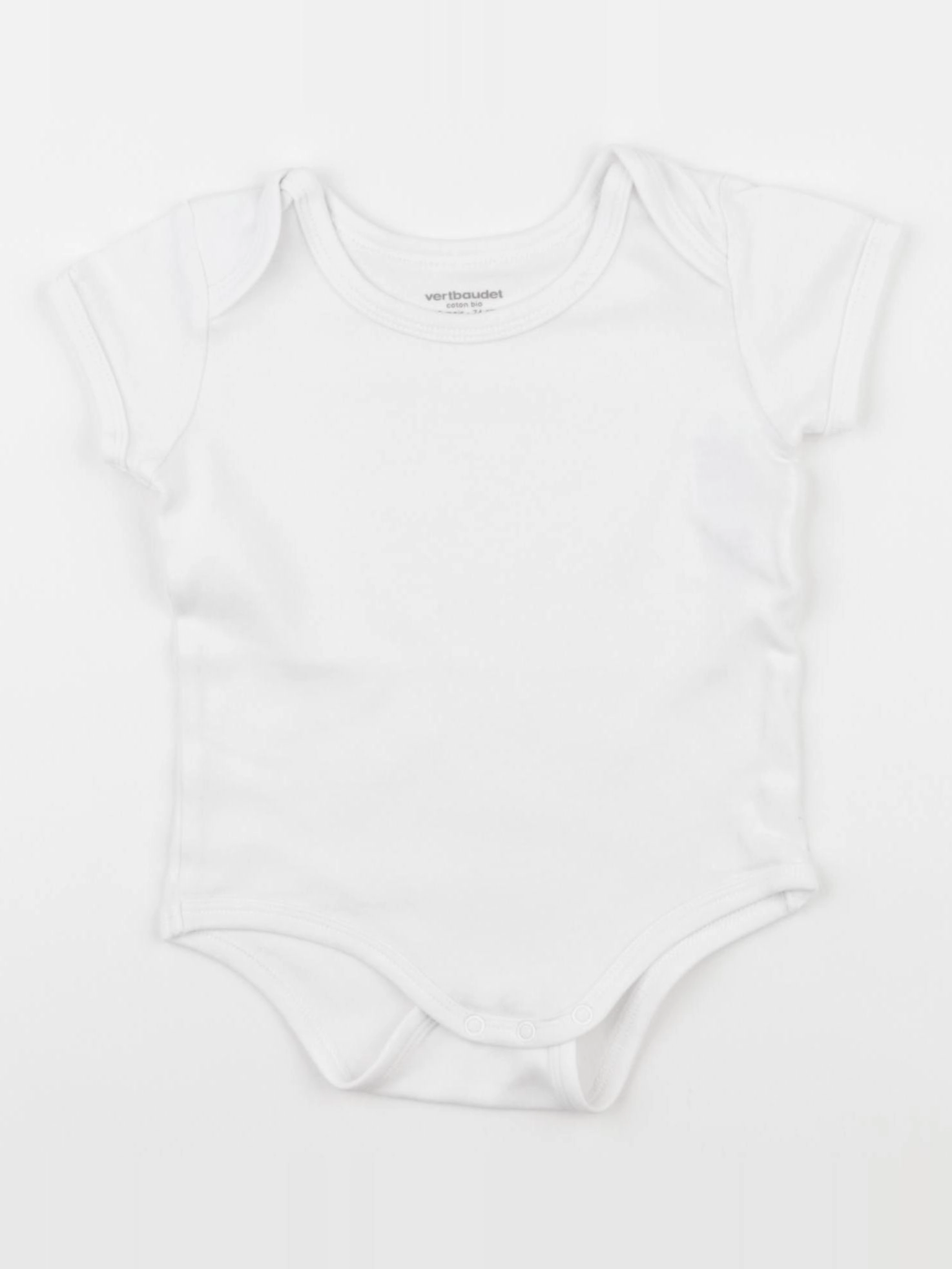 Vertbaudet - body blanc - 12 mois