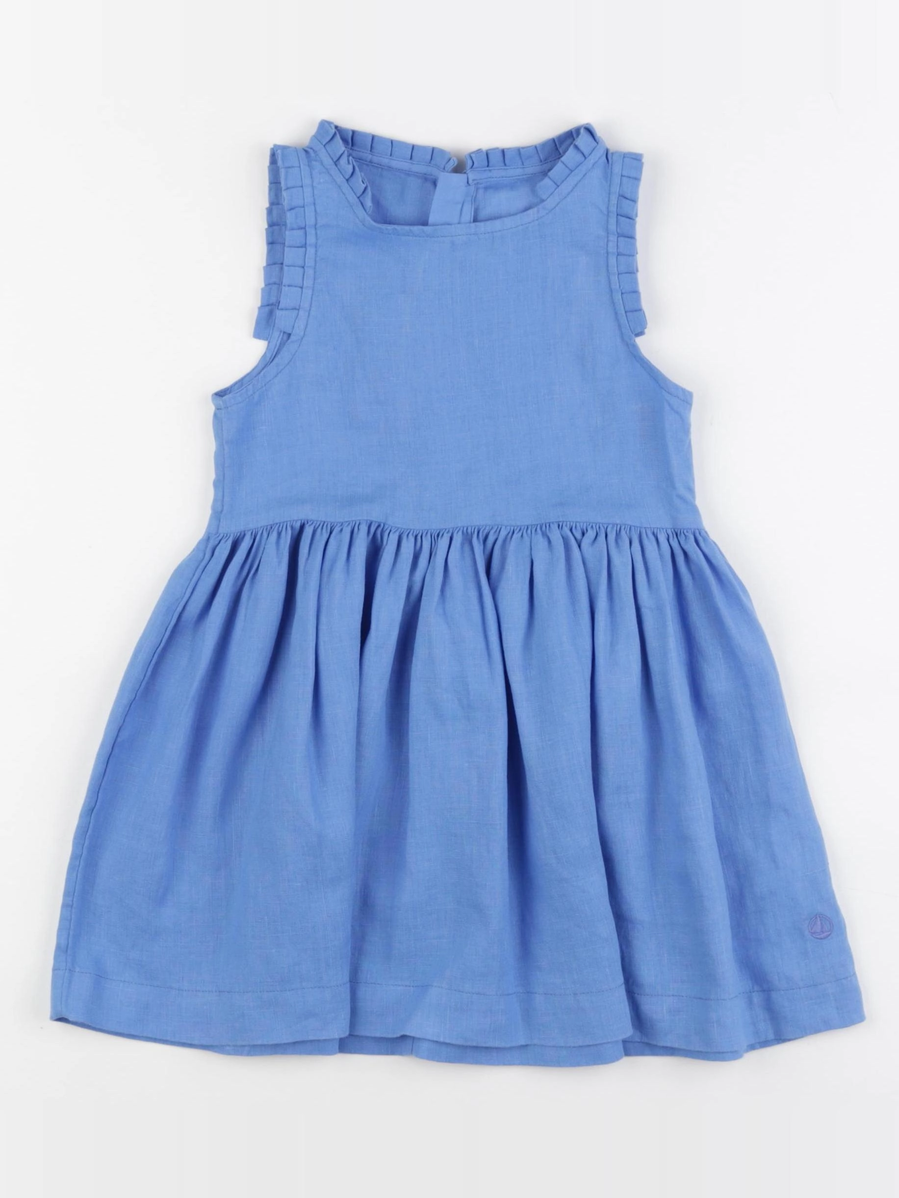 Petit Bateau - robe bleu - 3 ans