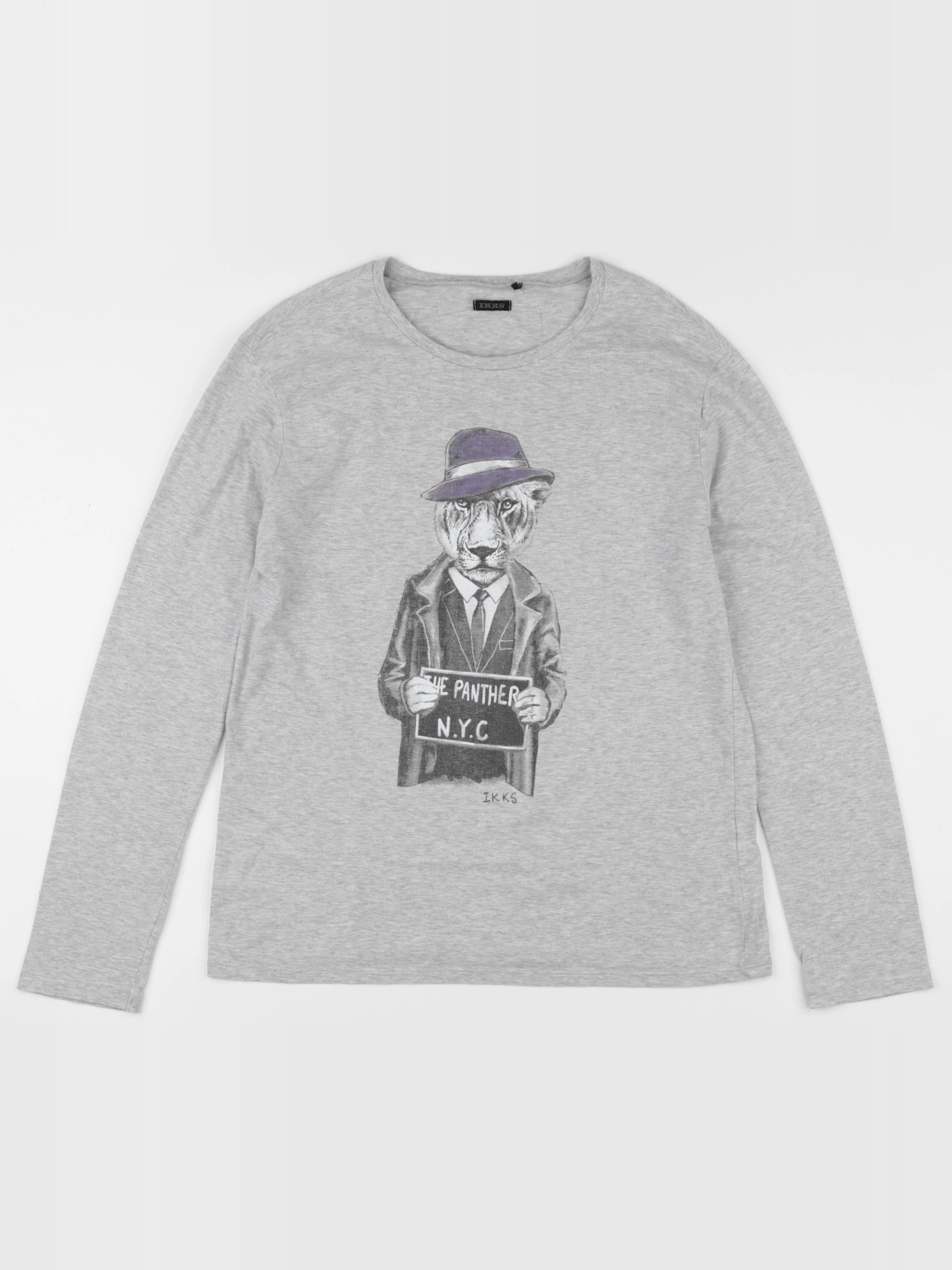 IKKS - tee-shirt gris - 14 ans
