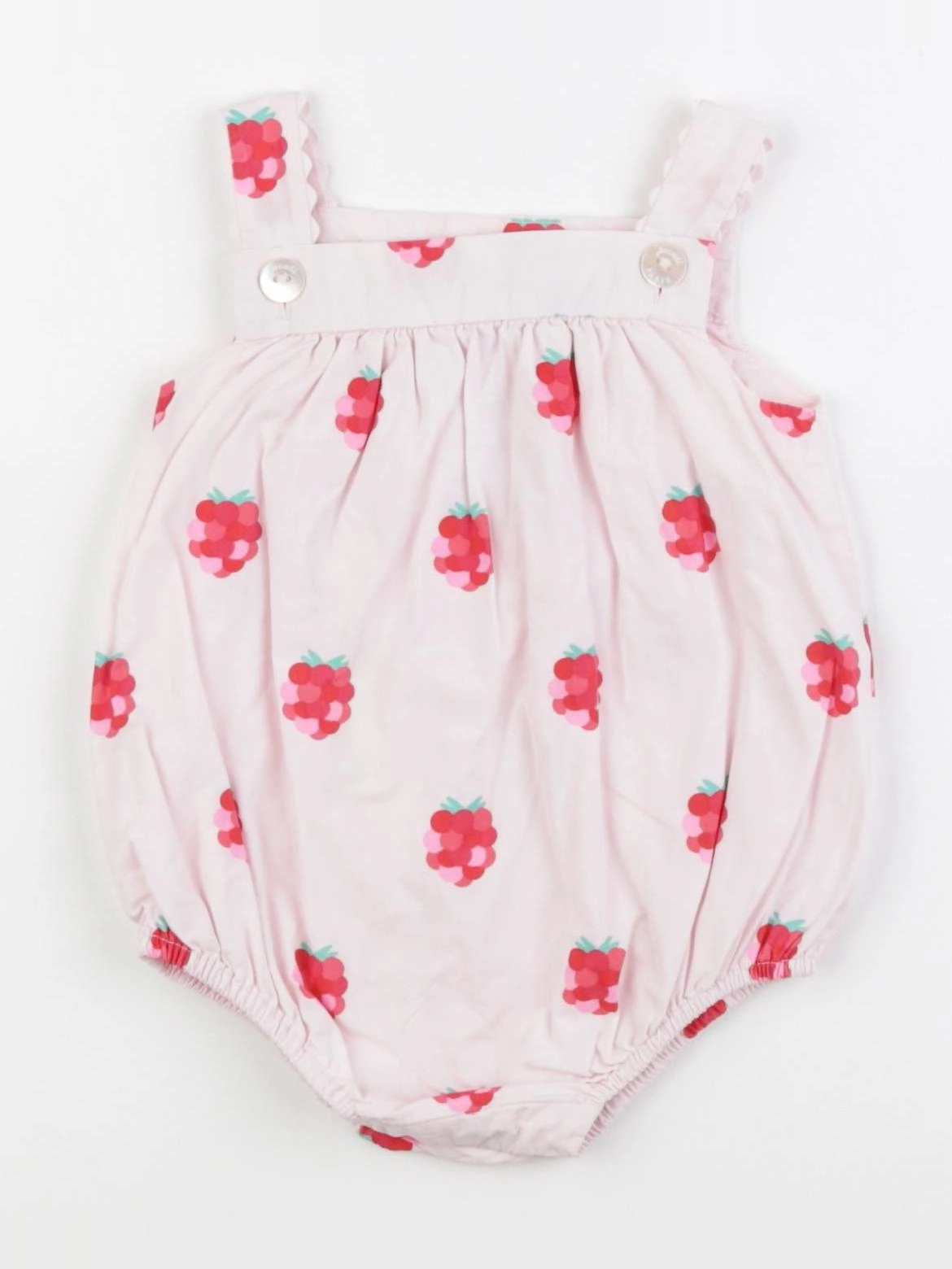 Jacadi - salopette rose, rouge - 6 mois