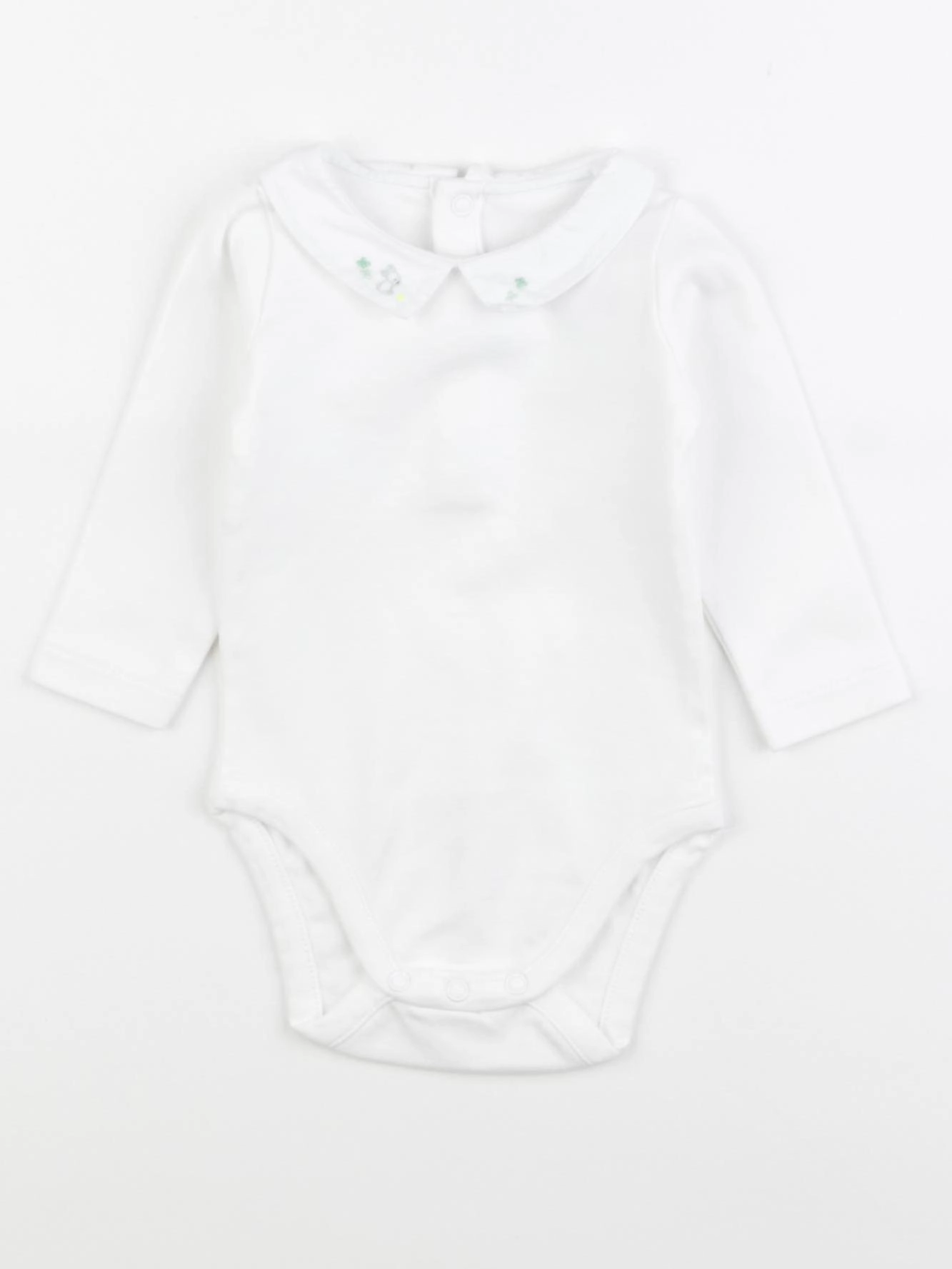 Jacadi - body à col blanc - 6 mois