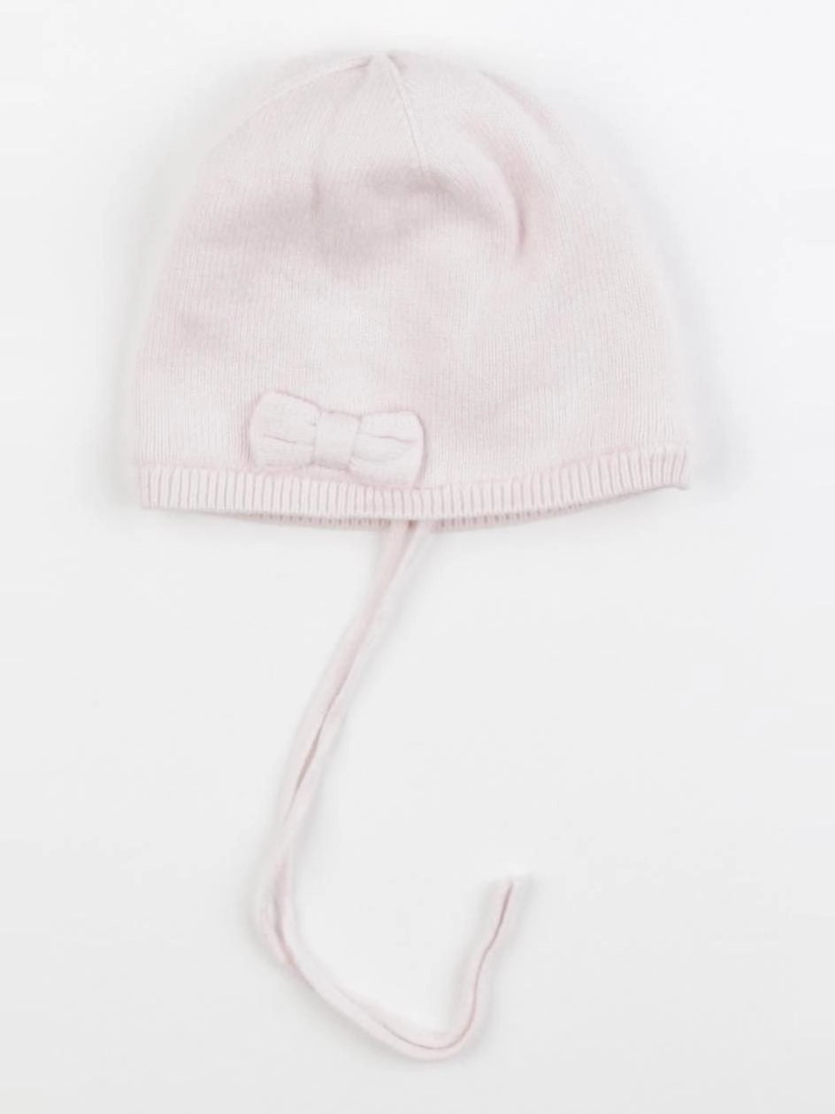 Jacadi - bonnet rose - 12 mois