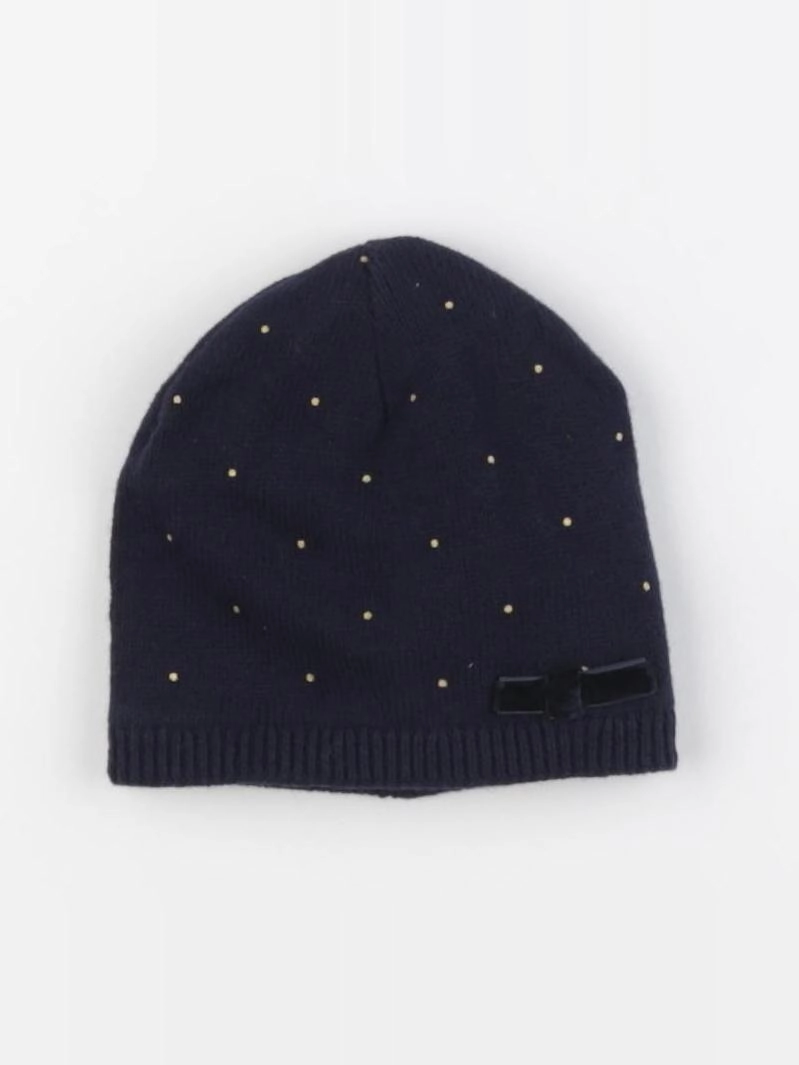 Jacadi - bonnet bleu, or - 6 mois