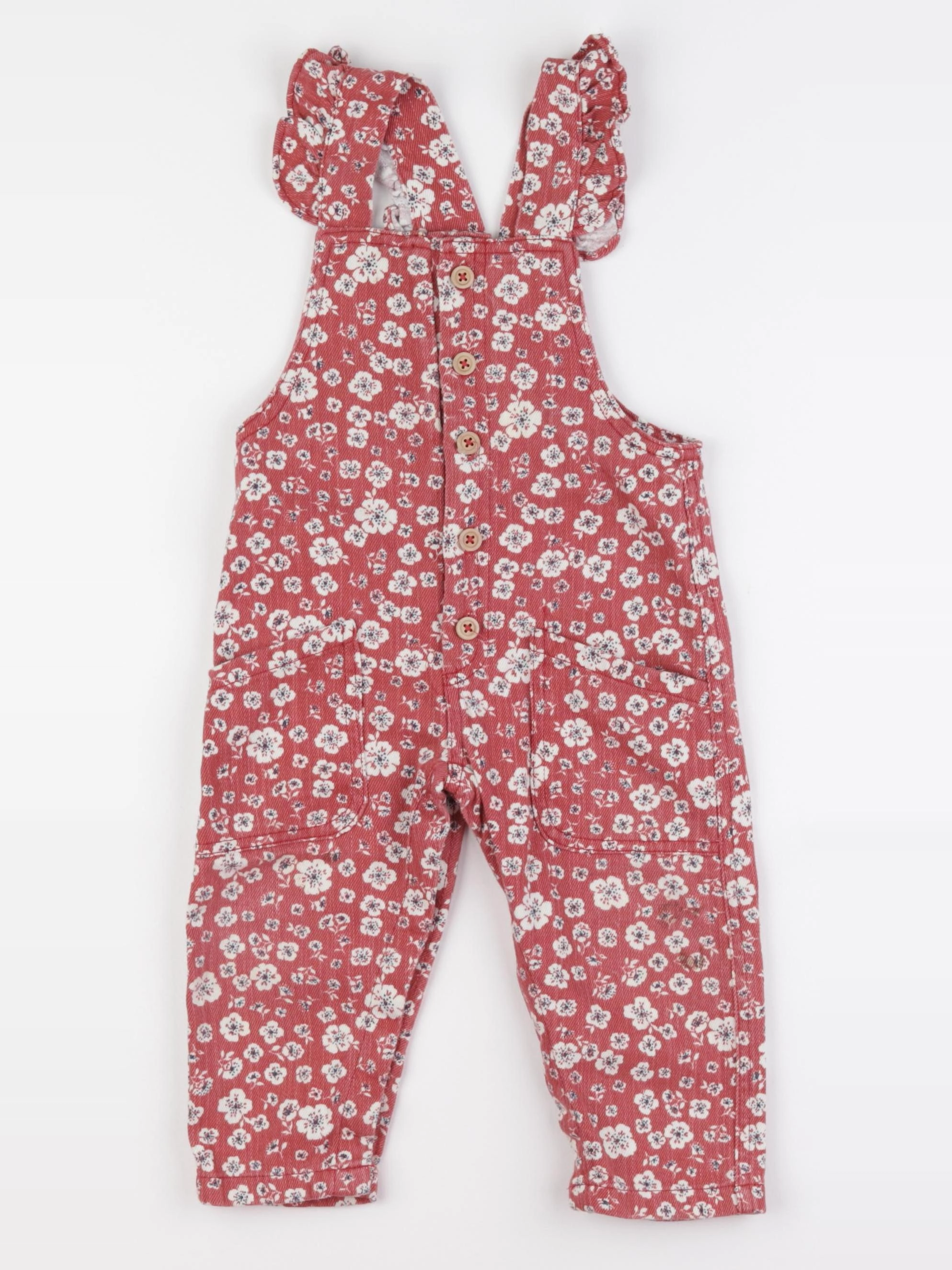 Boutchou - salopette rouge - 12 mois