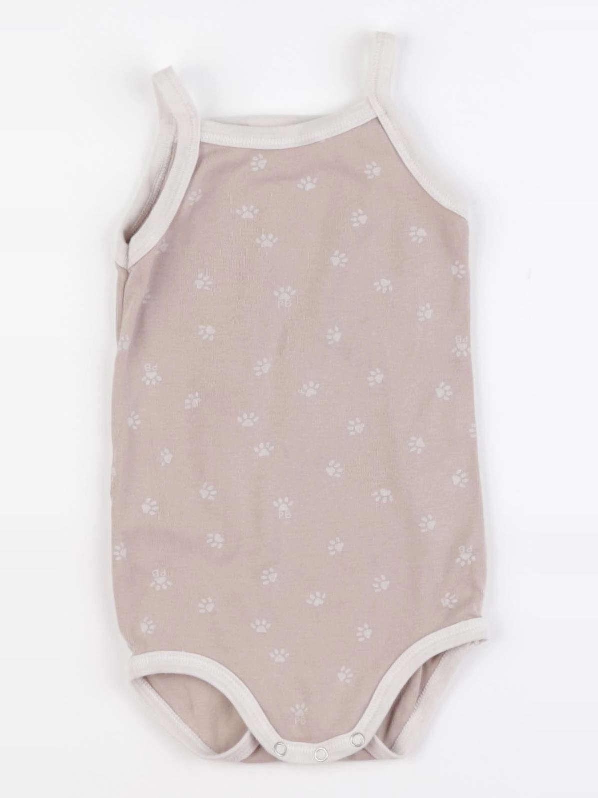 Petit Bateau - body beige - 18 mois