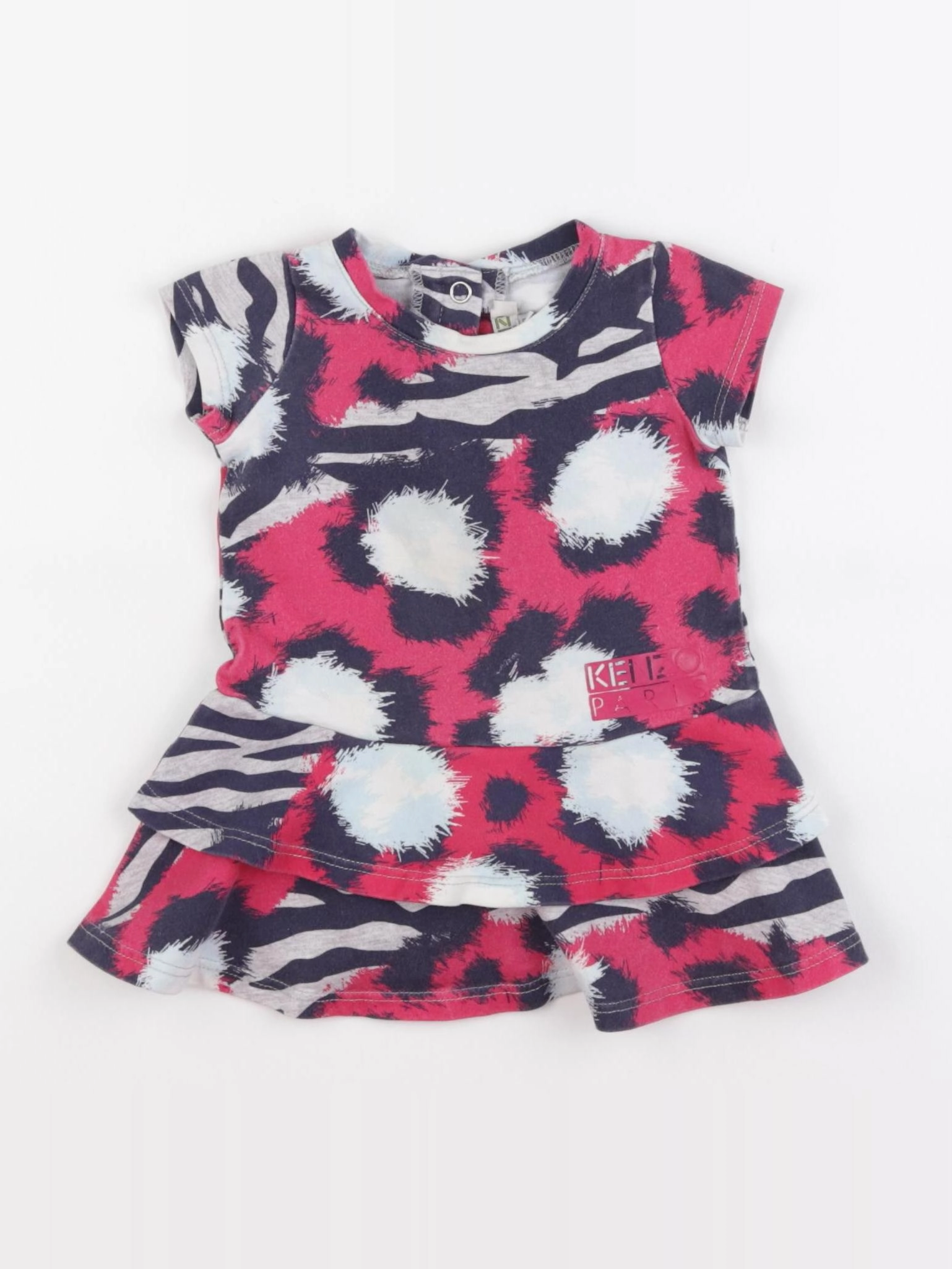 Kenzo - robe rose - 6 mois