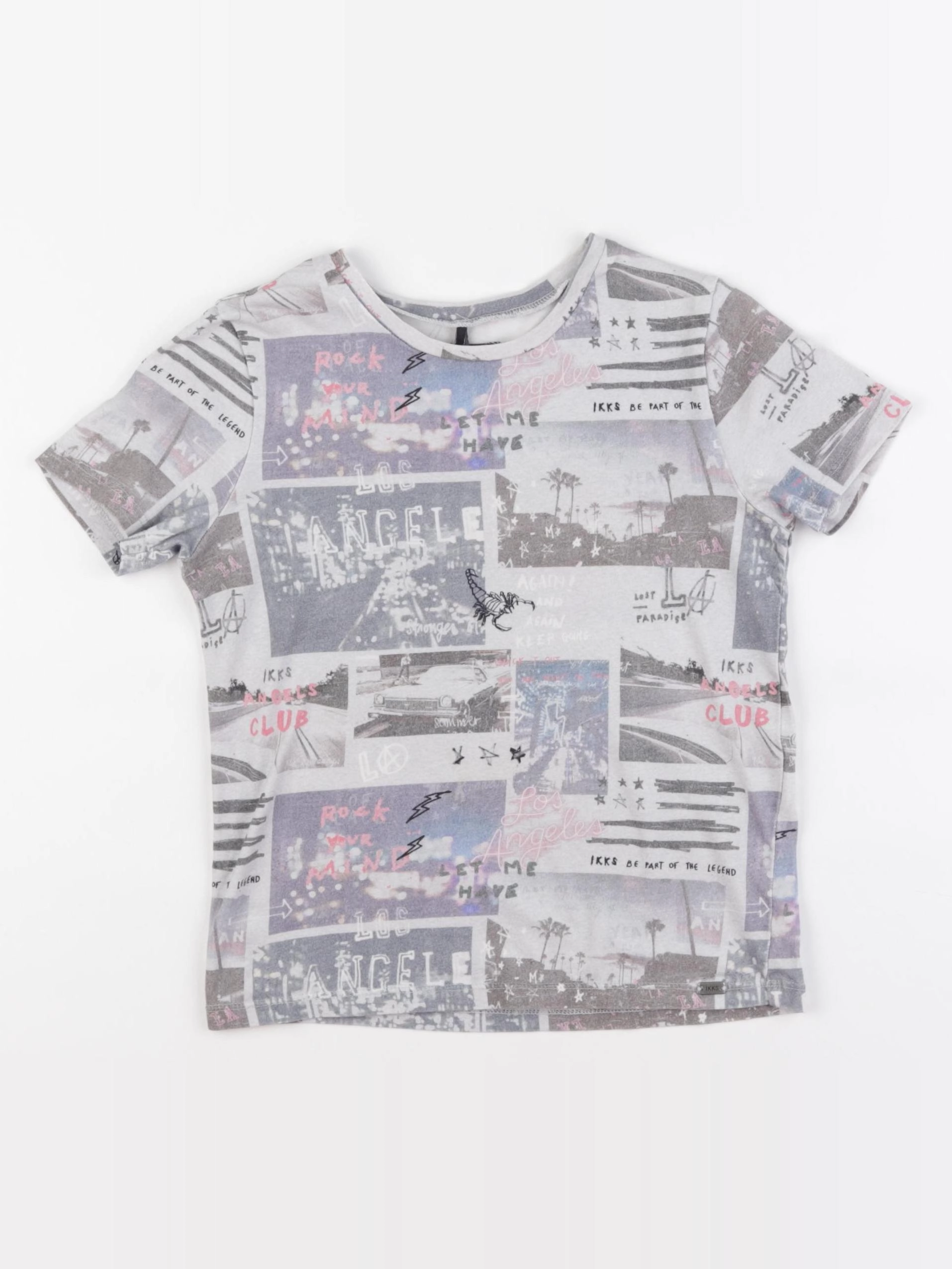 IKKS - tee-shirt gris - 6 ans