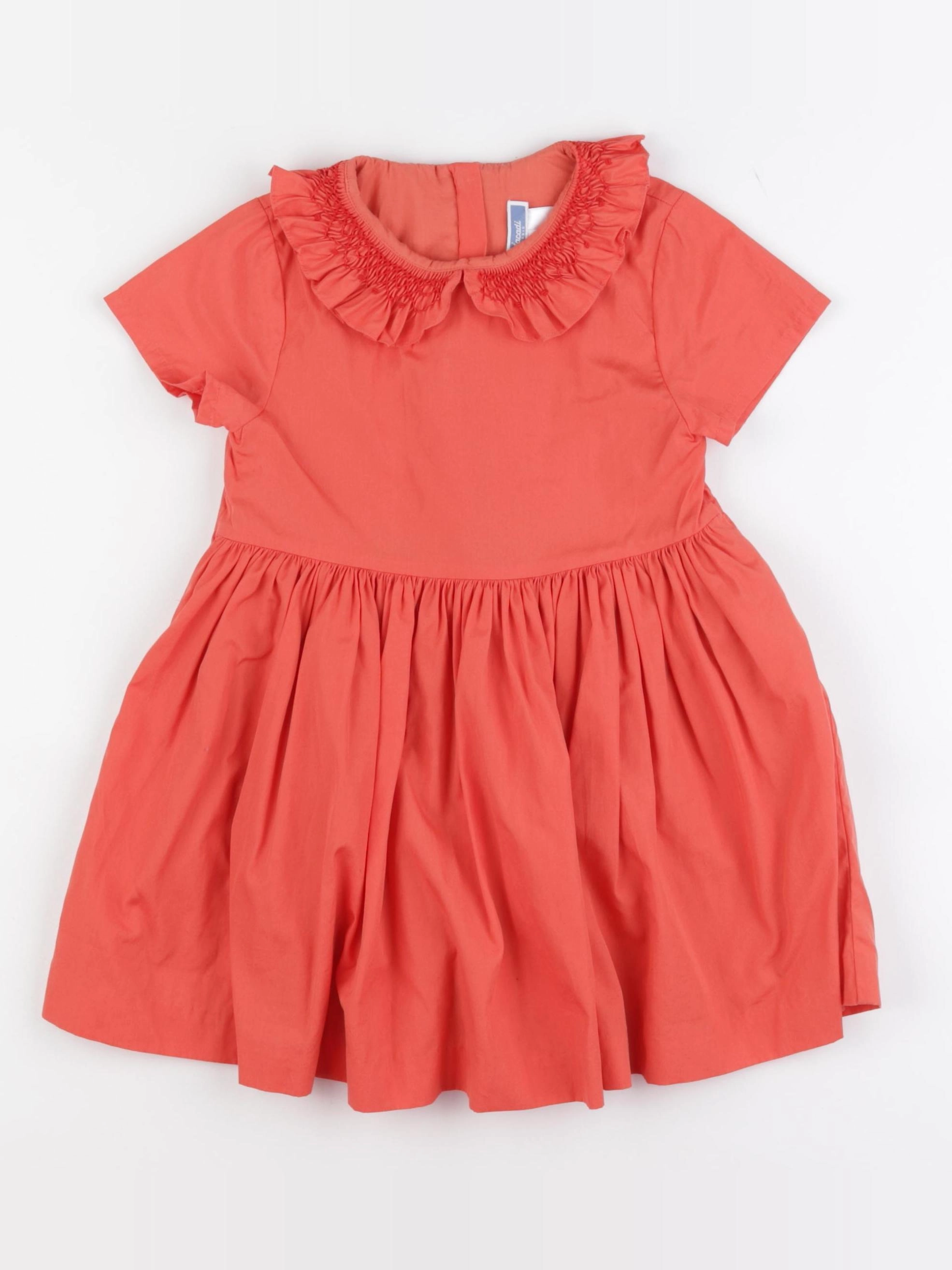 Jacadi - robe orange - 4 ans