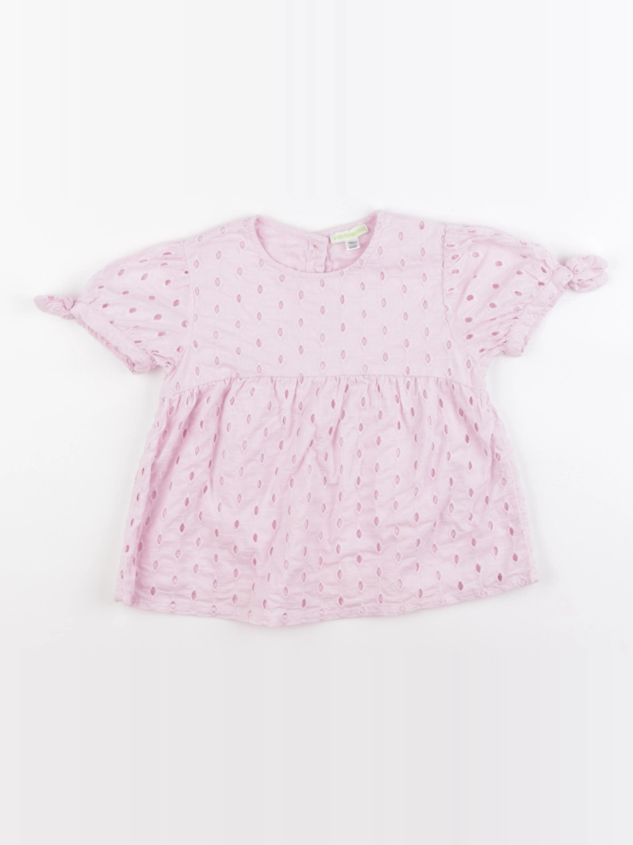 Vertbaudet - blouse rose - 4 ans