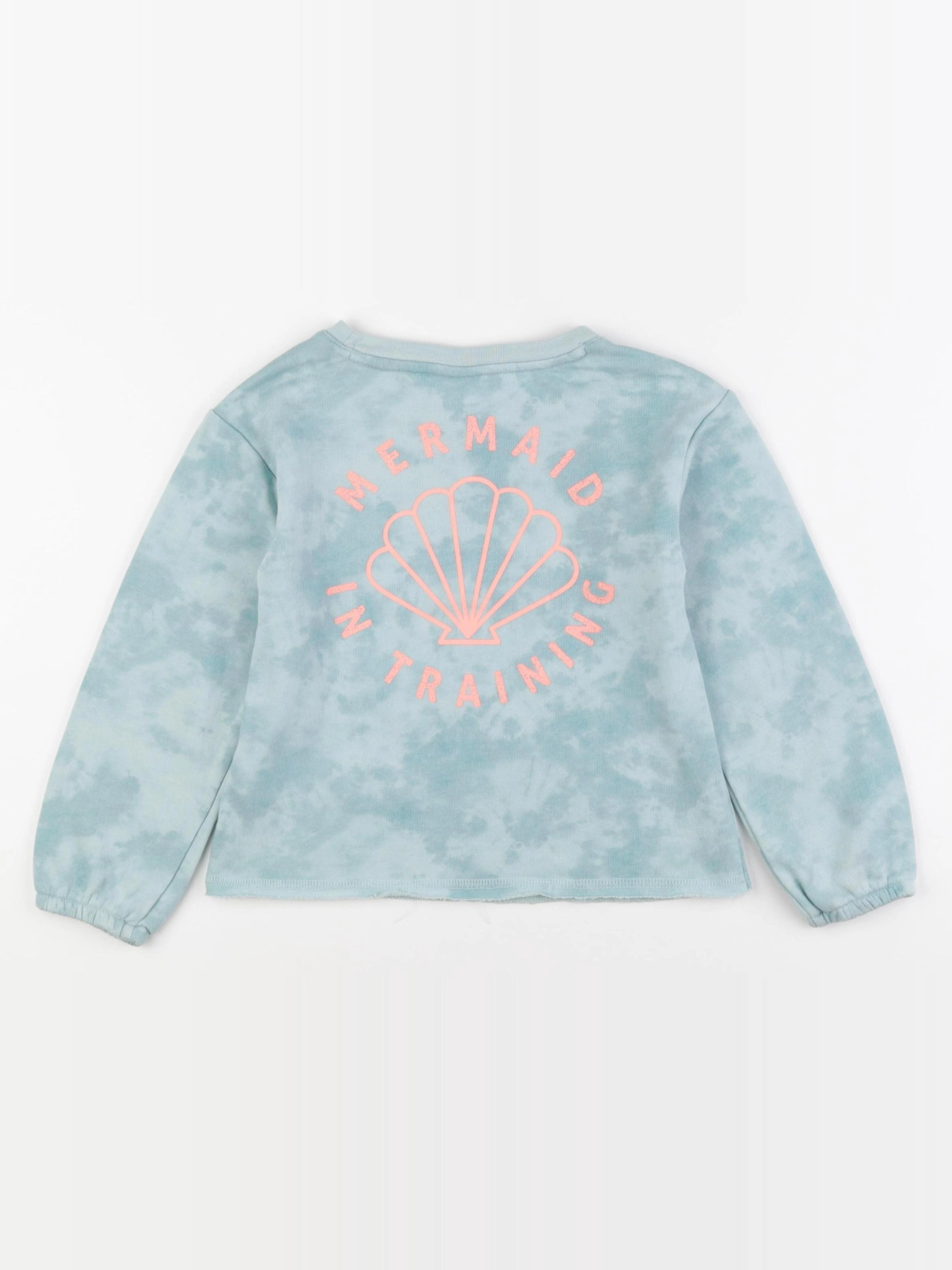 GAP - sweat imprimé au dos bleu - 5 ans