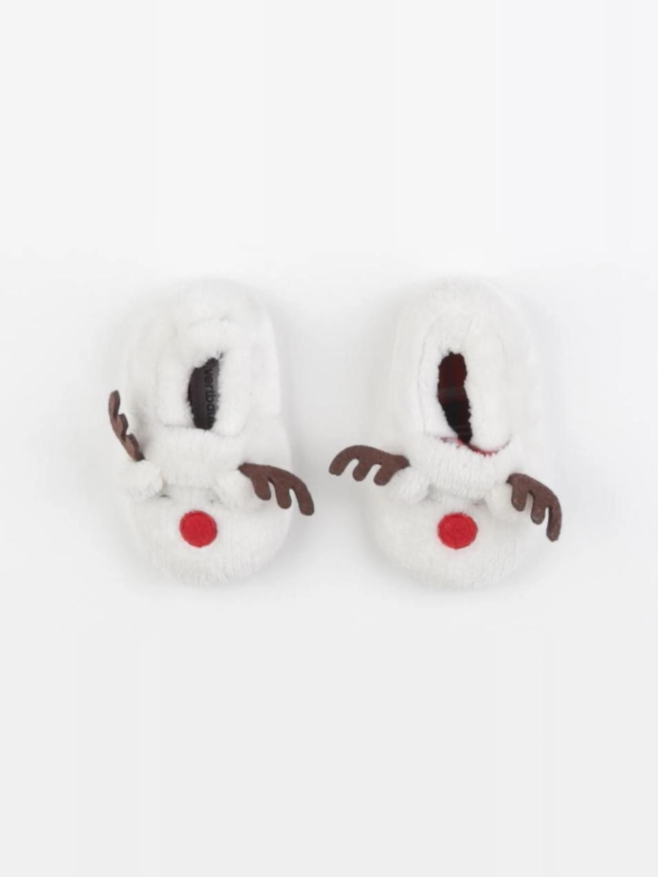 Vertbaudet - chaussons blanc - pointure 18/19