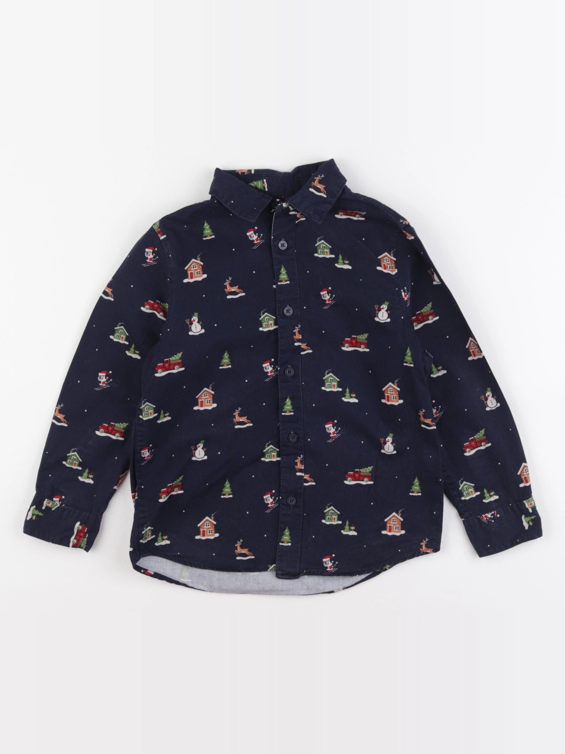 Vertbaudet - chemise bleu - 5 ans