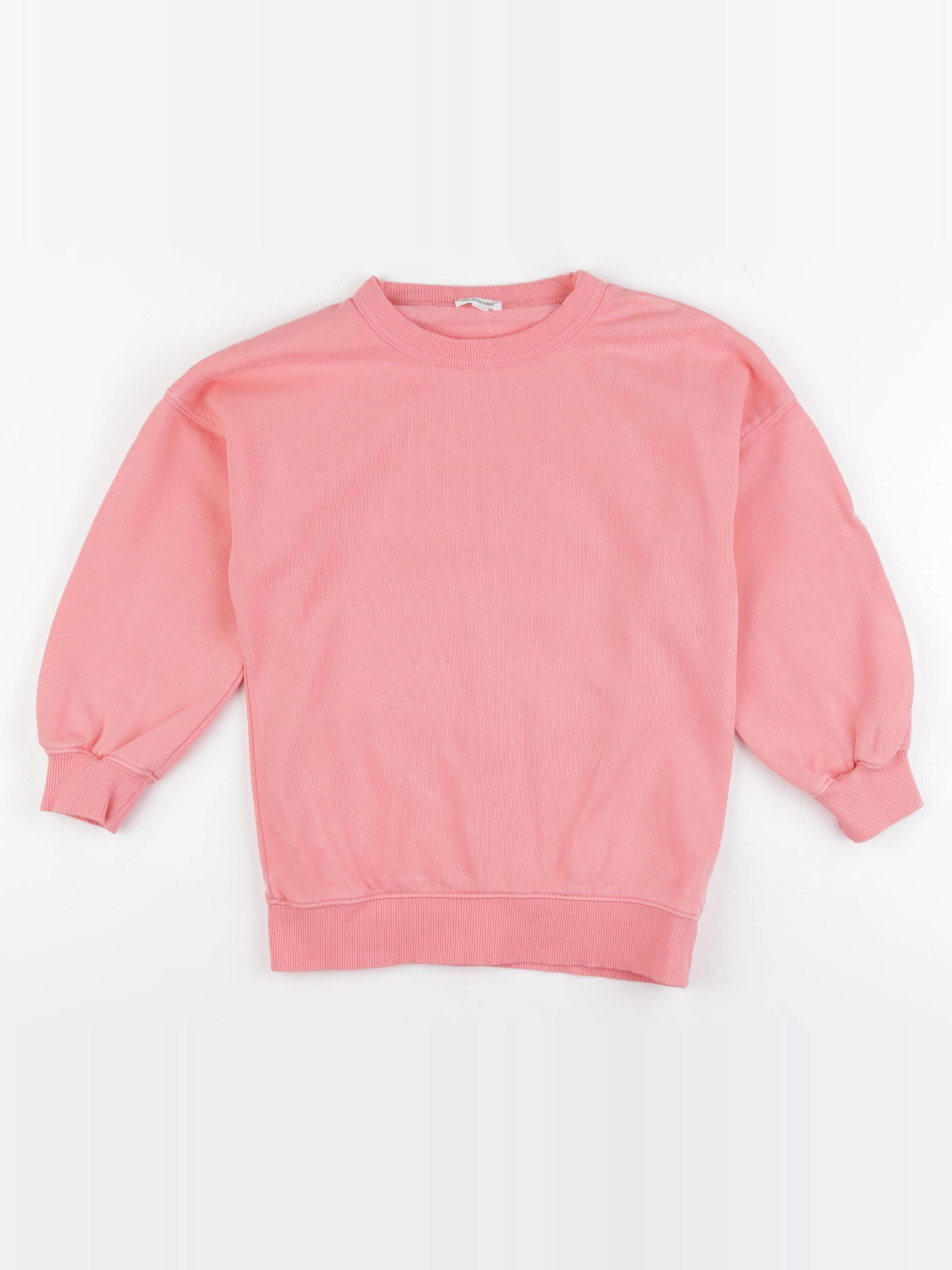 Vertbaudet - sweat rose - 6 ans