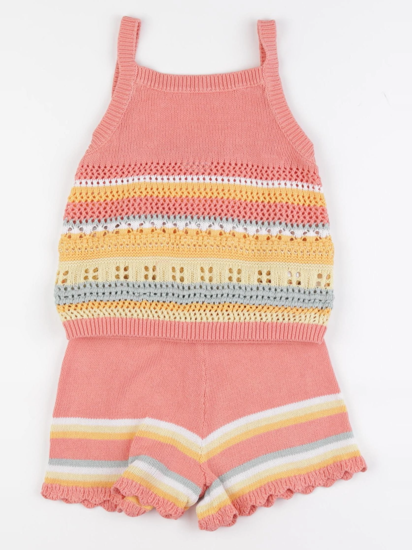 Vertbaudet - ensemble rose - 5 ans