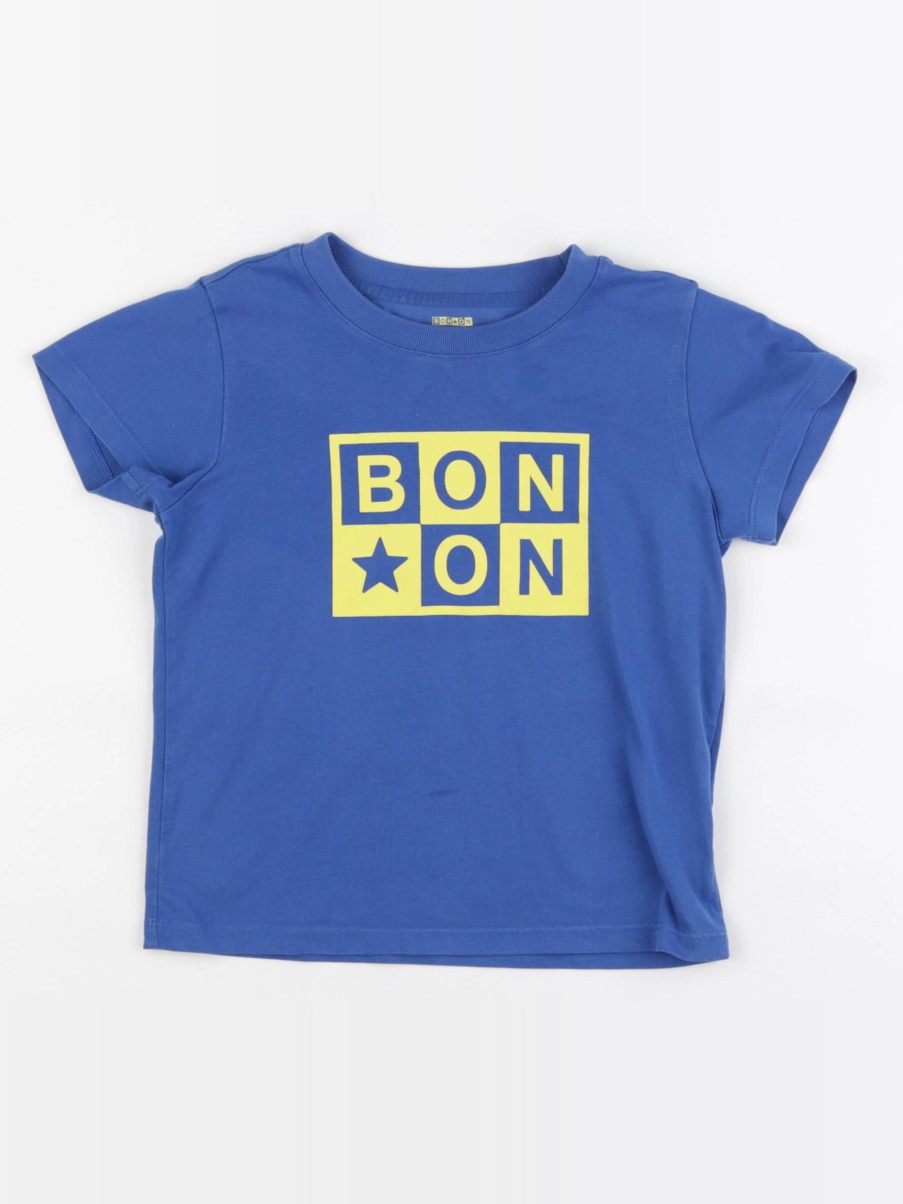 Bonton - tee-shirt bleu - 4 ans