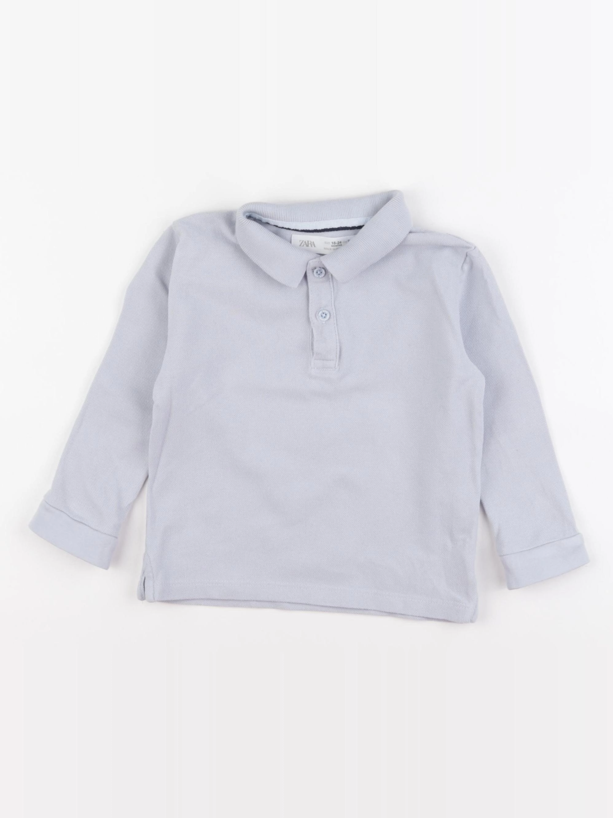 Zara - polo bleu - 18/24 mois