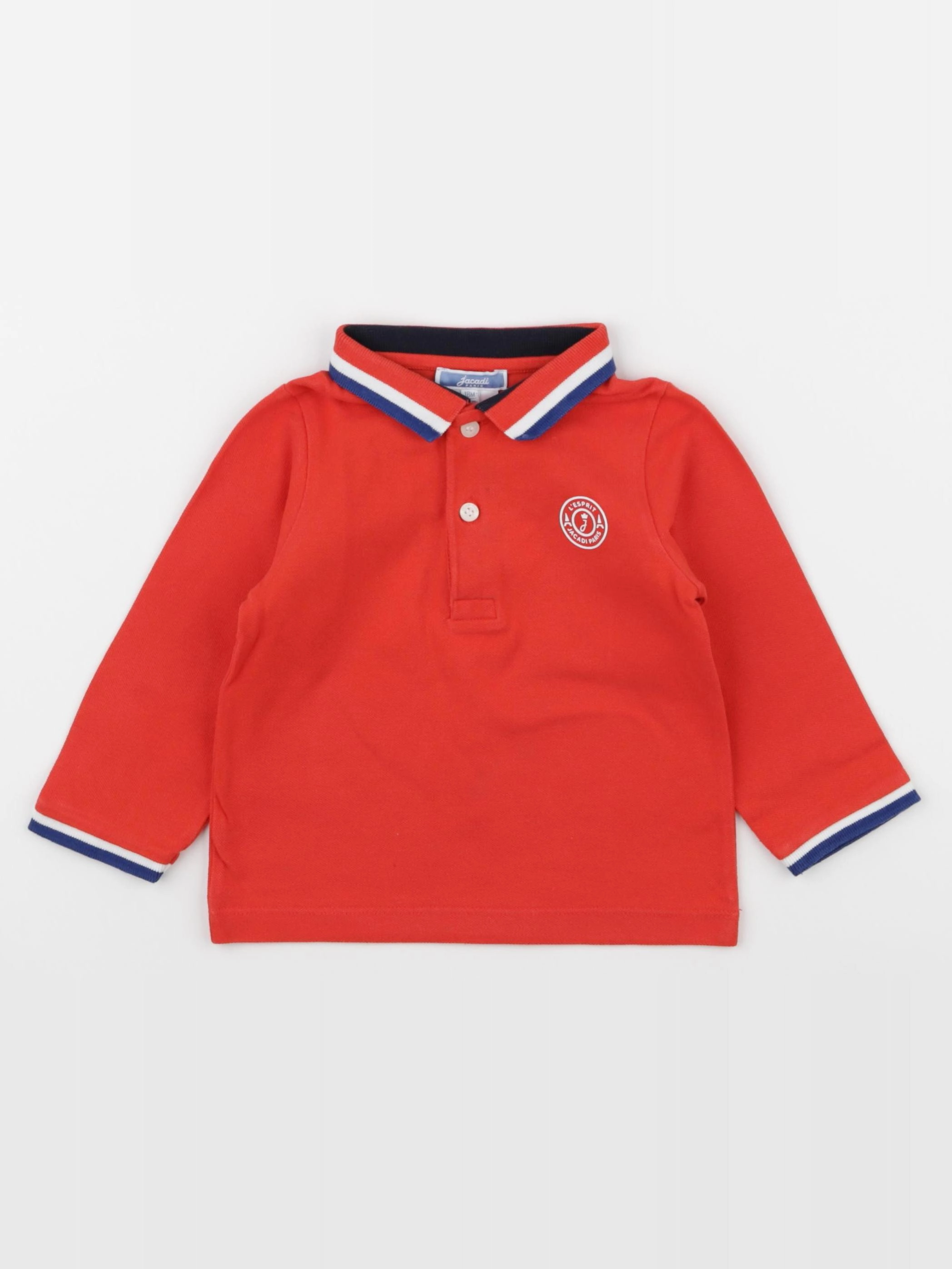 Jacadi - polo rouge - 18 mois