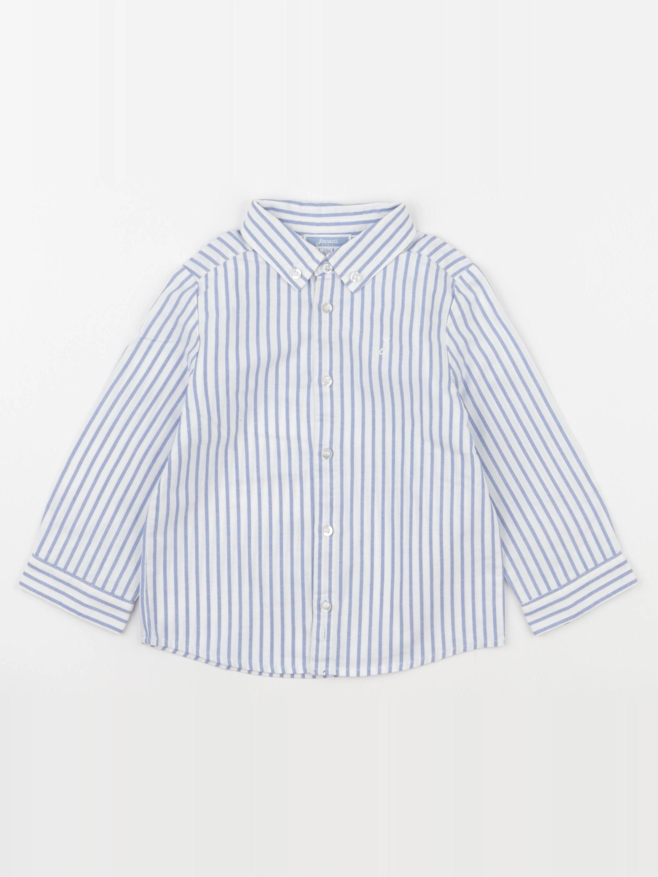 Jacadi - chemise blanc, bleu - 24 mois