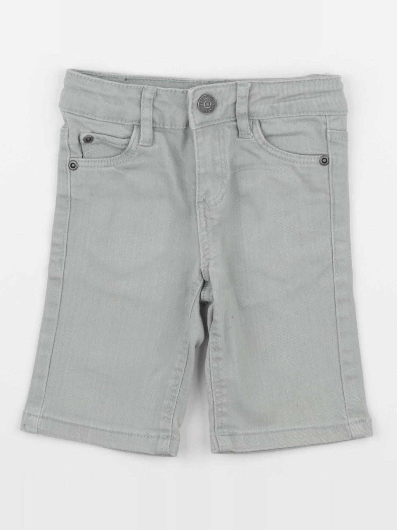 Vertbaudet - pantacourt vert - 2 ans
