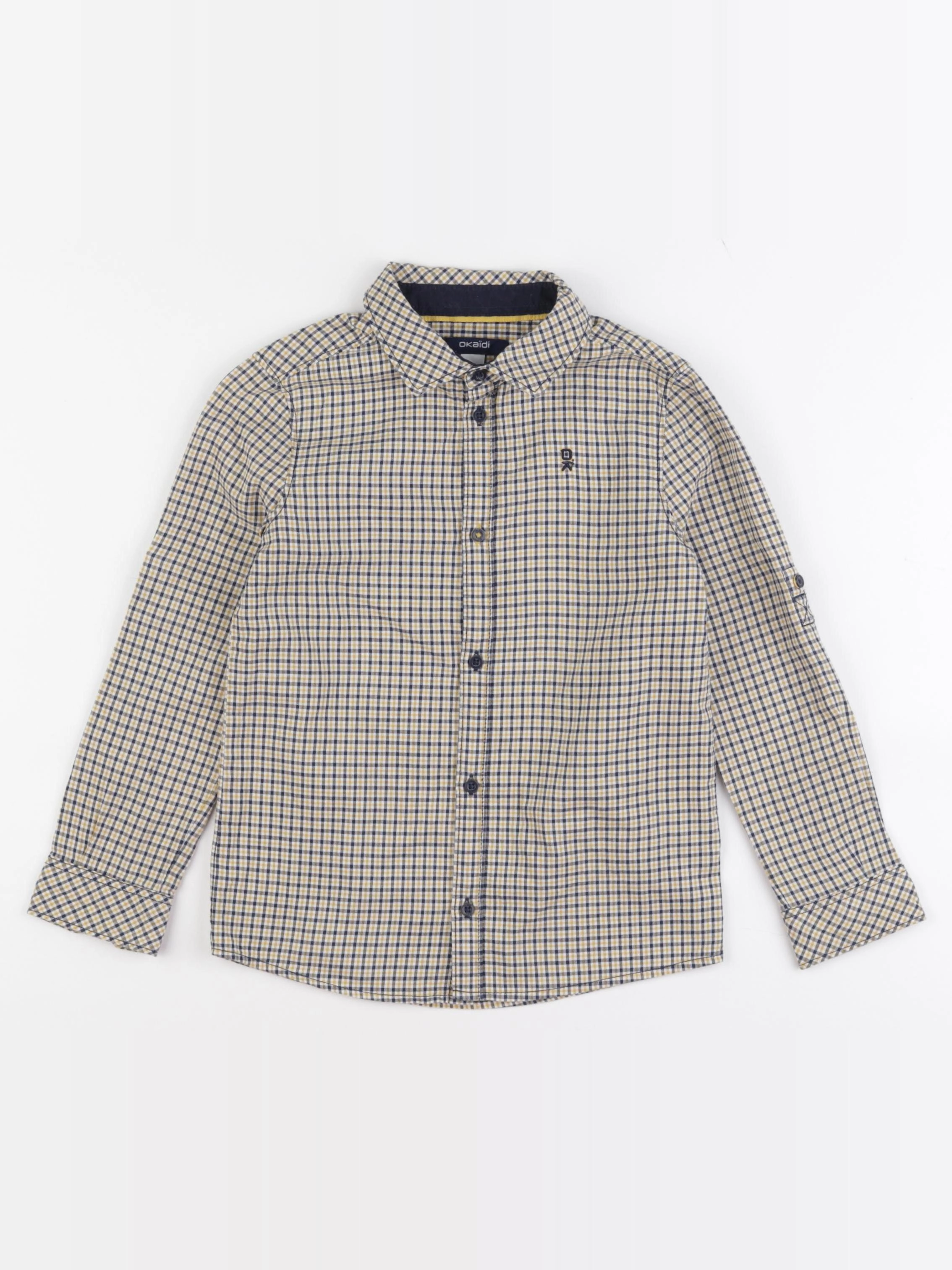 Okaidi - chemise bleu, jaune - 5 ans