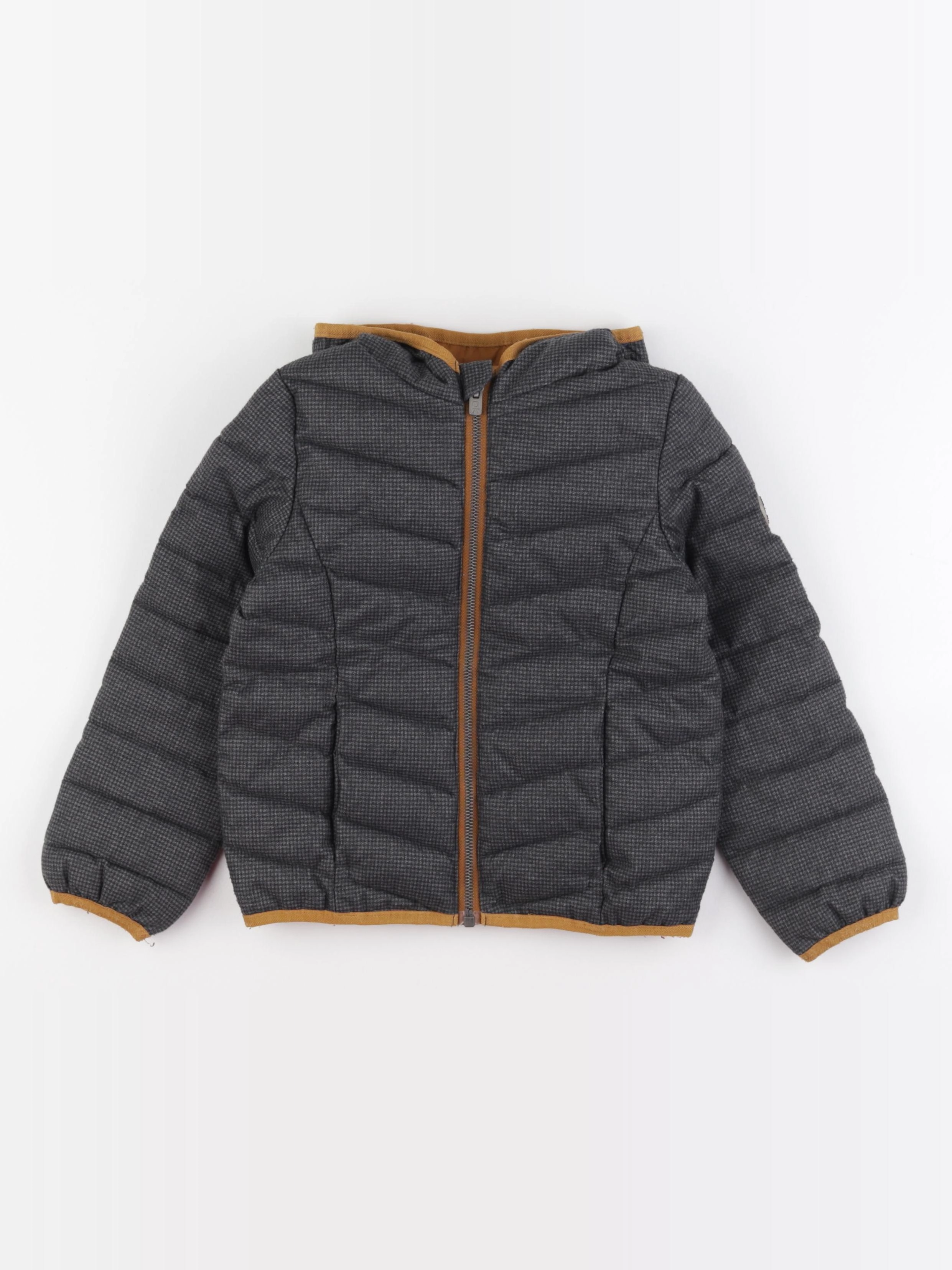 Okaidi - doudoune marron, gris - 5 ans
