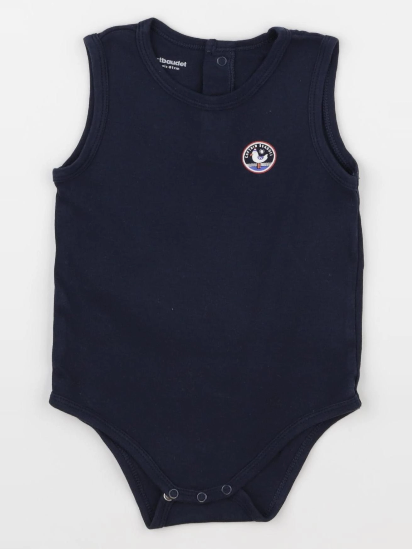 Vertbaudet - body bleu - 18 mois