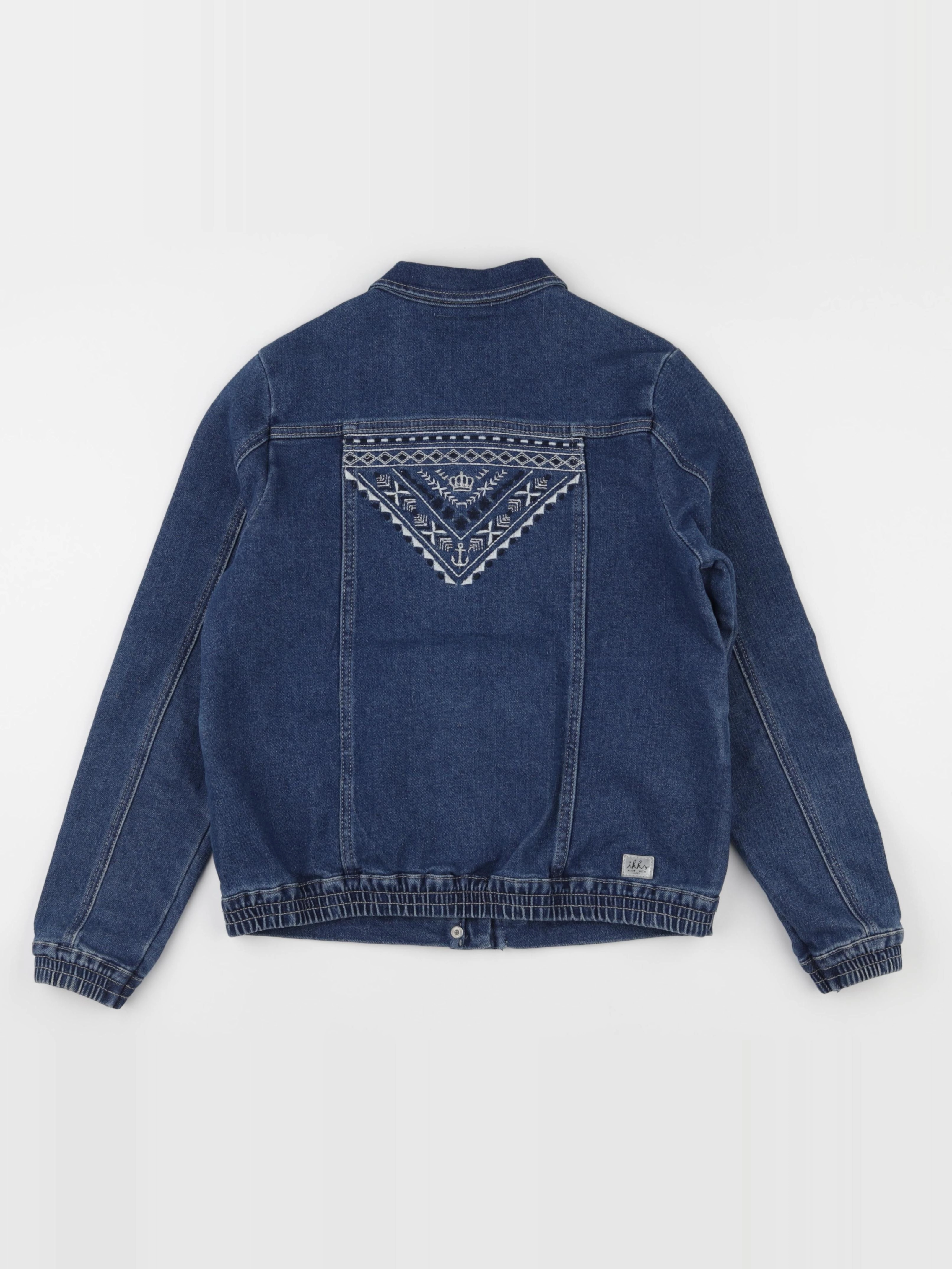 IKKS - veste imprimé au dos bleu - 12 ans