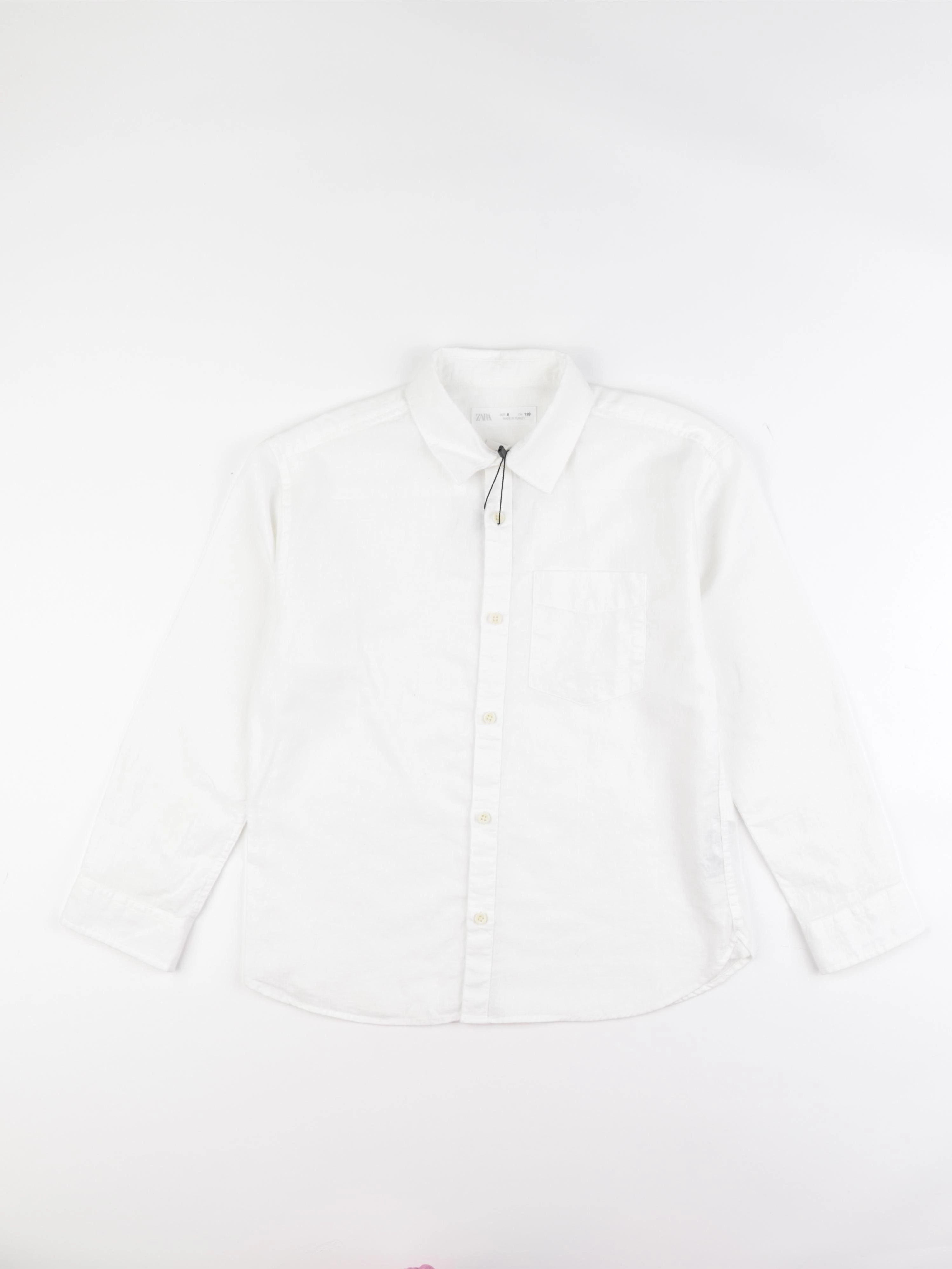 Zara - chemise blanc - 8 ans