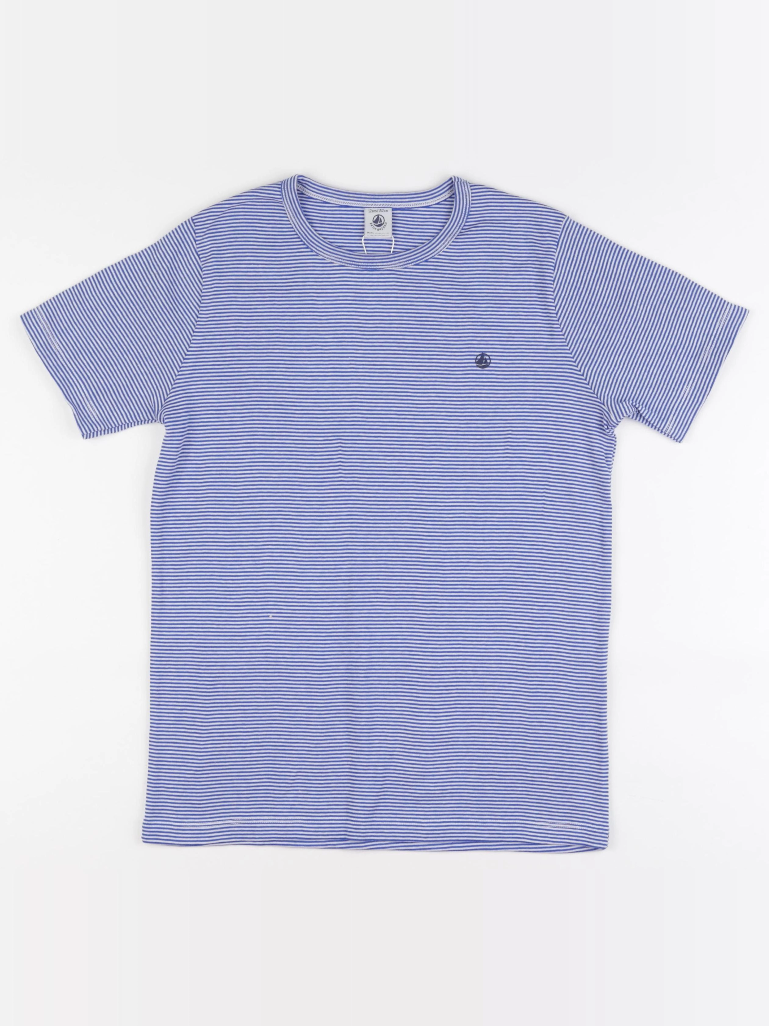 Petit Bateau - maillot de corps bleu - 12 ans