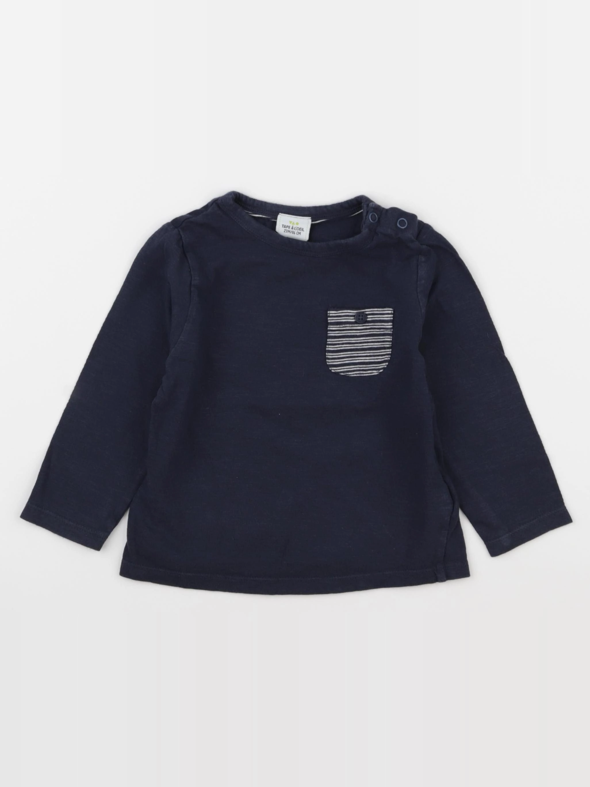 Tape à l'oeil - tee-shirt bleu - 24 mois