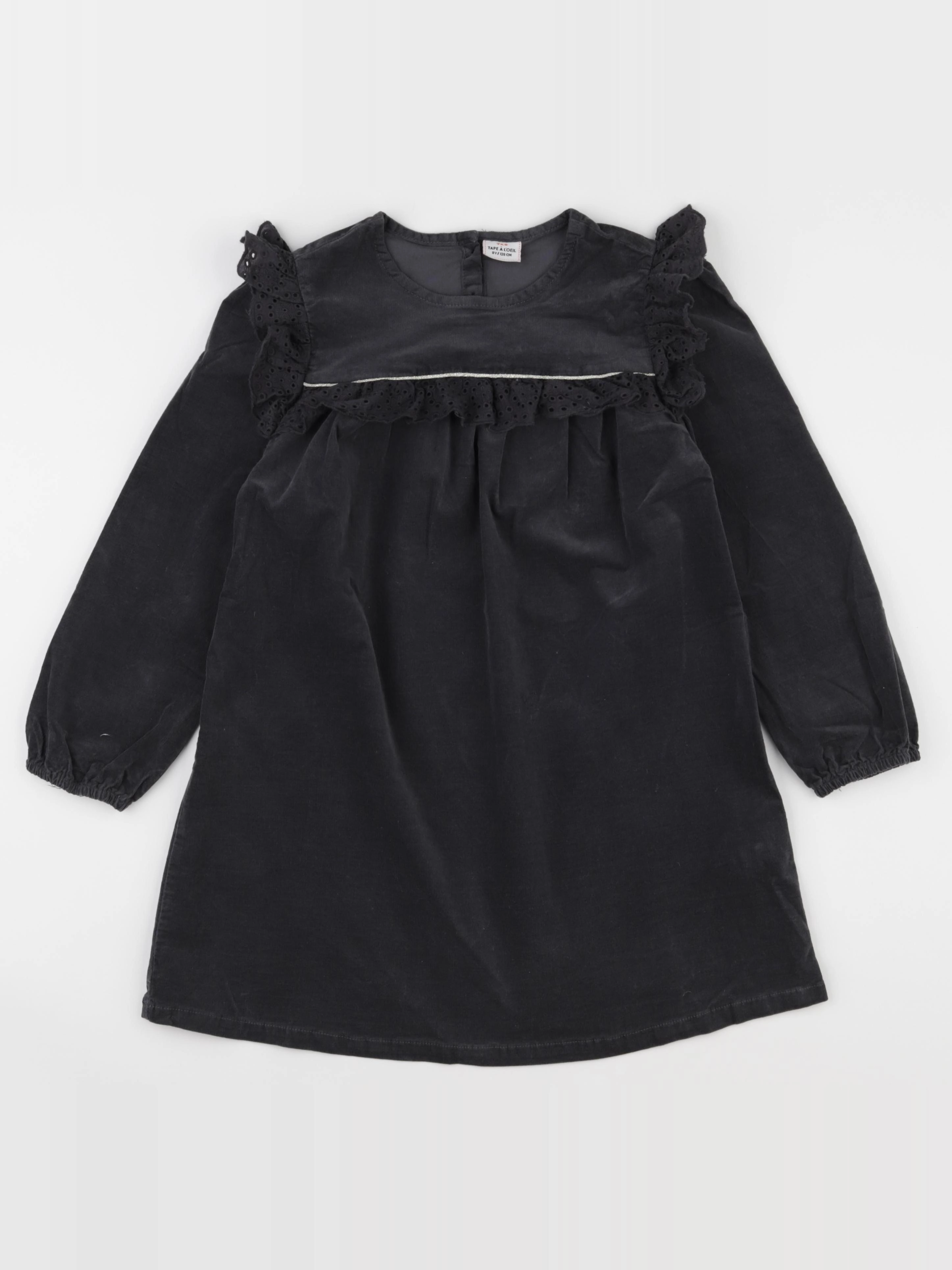 Tape à l'oeil - robe gris - 8 ans