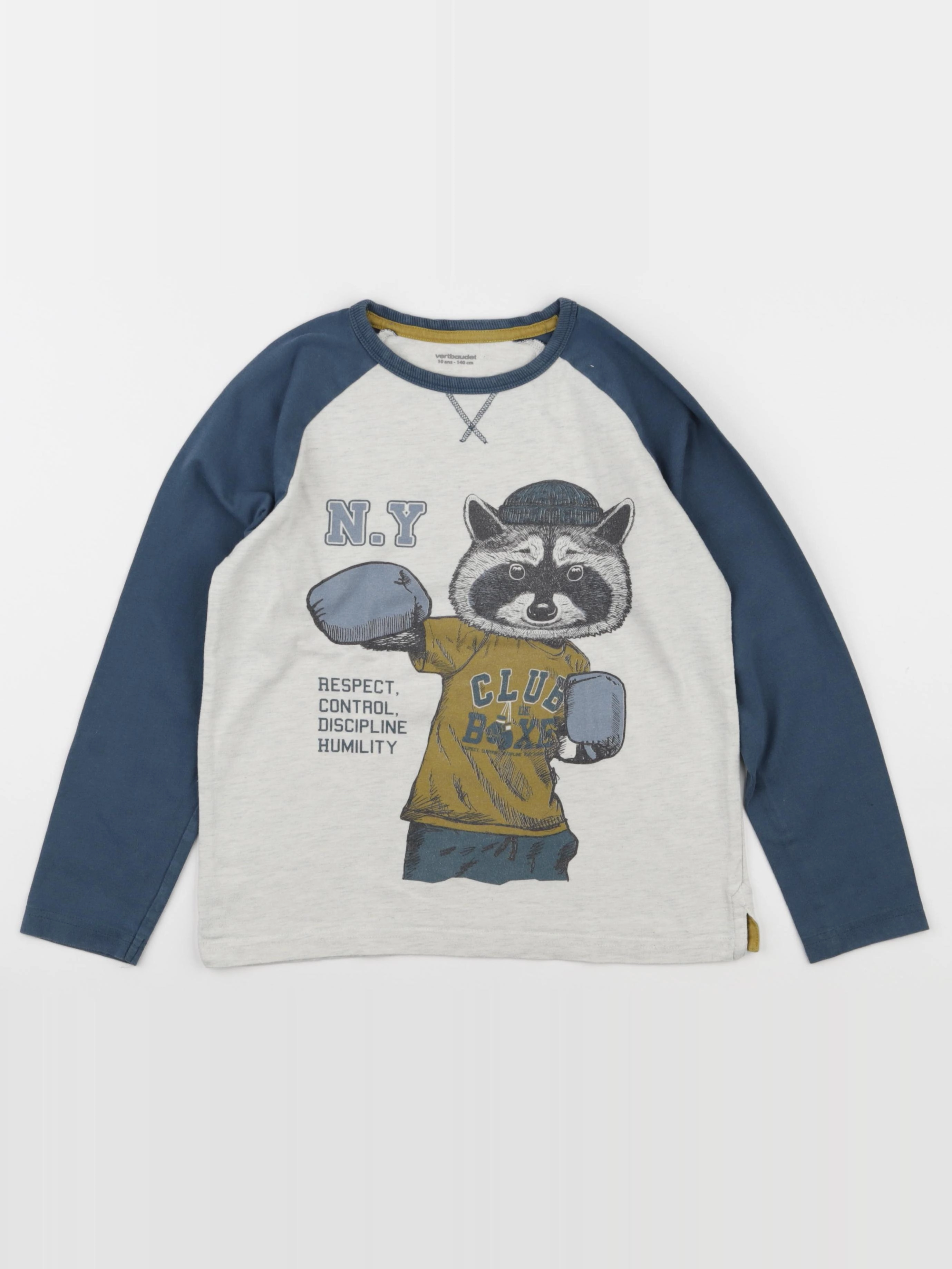 Vertbaudet - tee-shirt vert - 10 ans