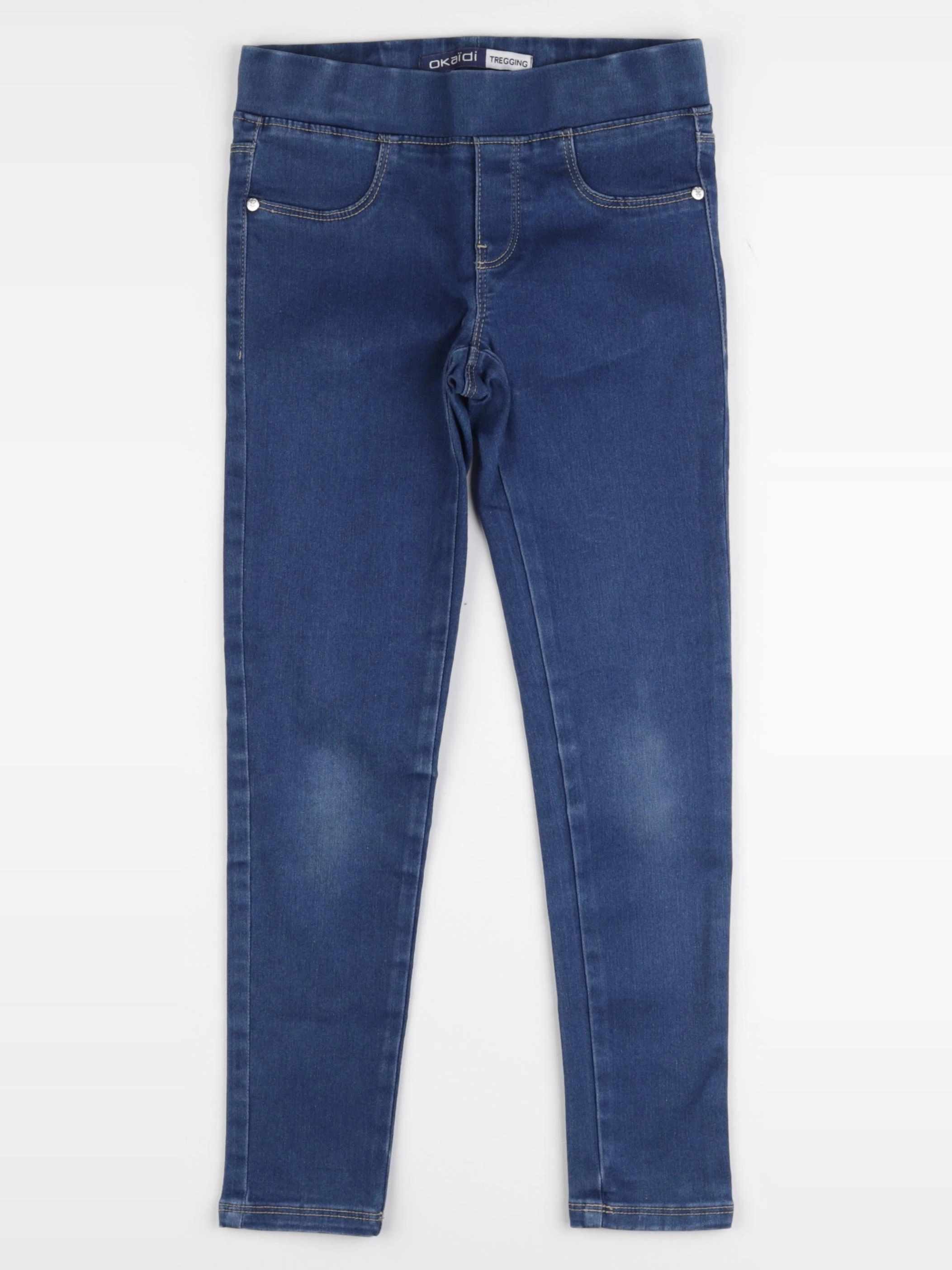 Okaidi - jegging bleu - 8 ans