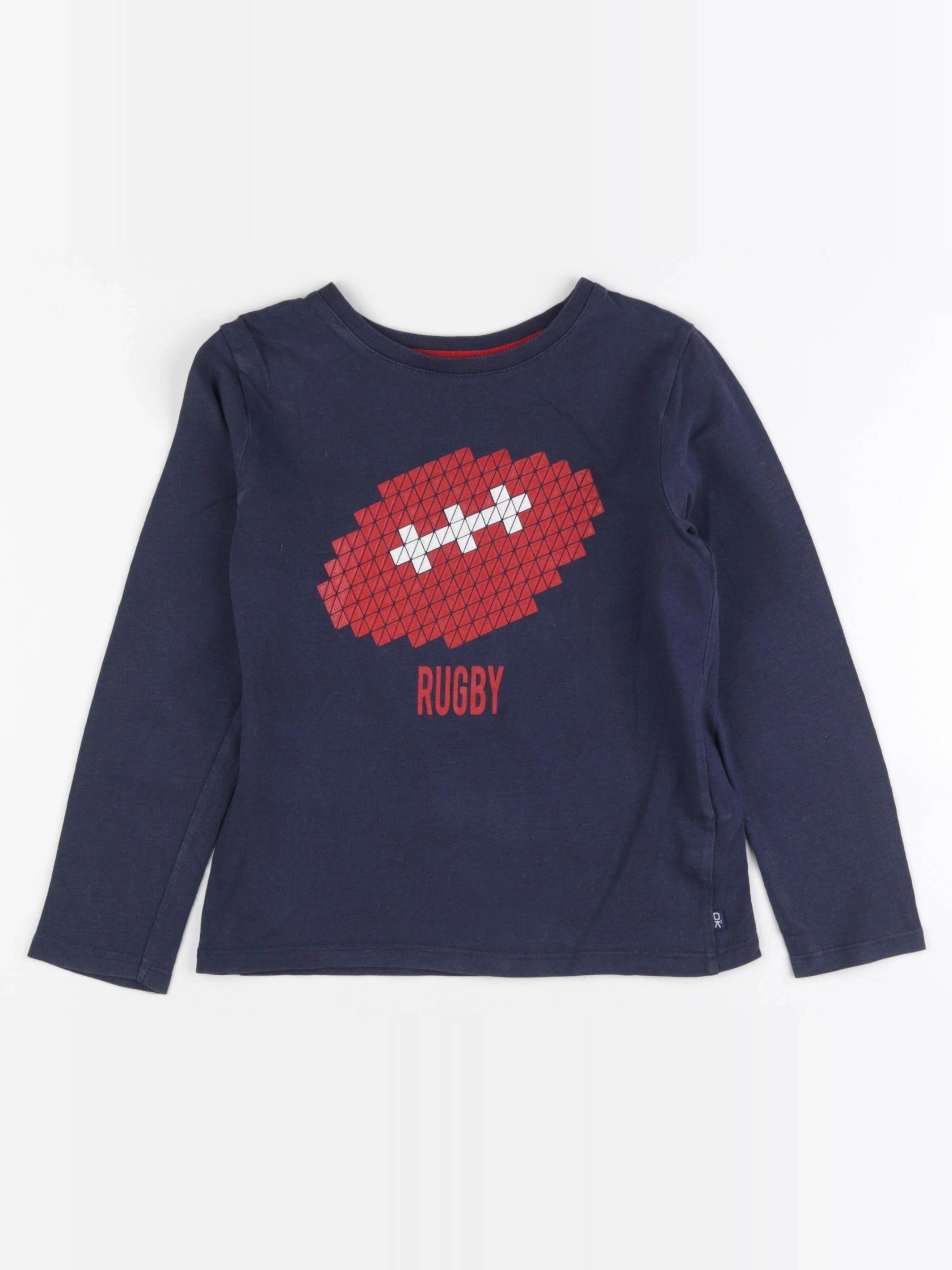 Okaidi - tee-shirt bleu - 6 ans