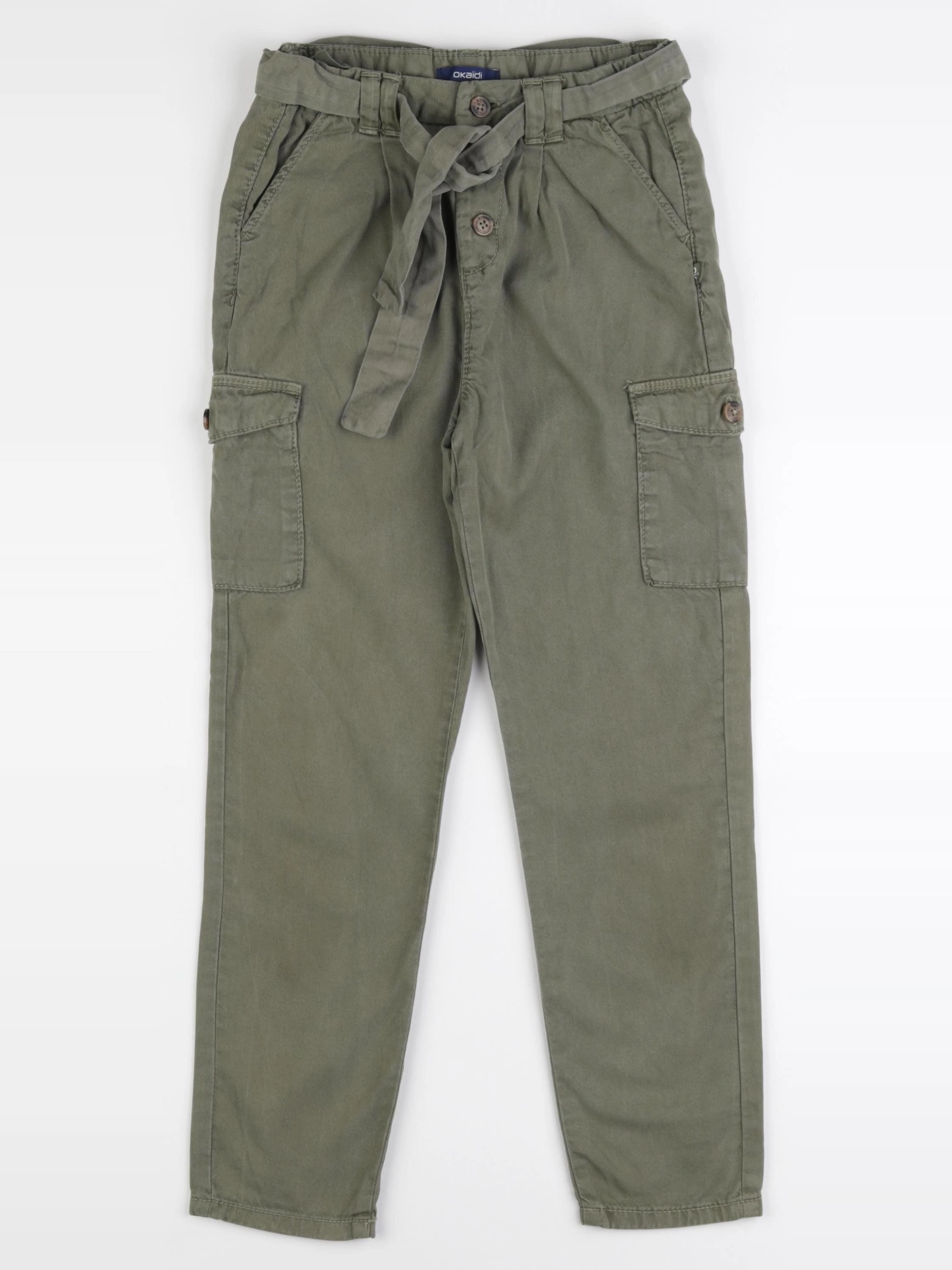 Okaidi - pantalon vert - 8 ans