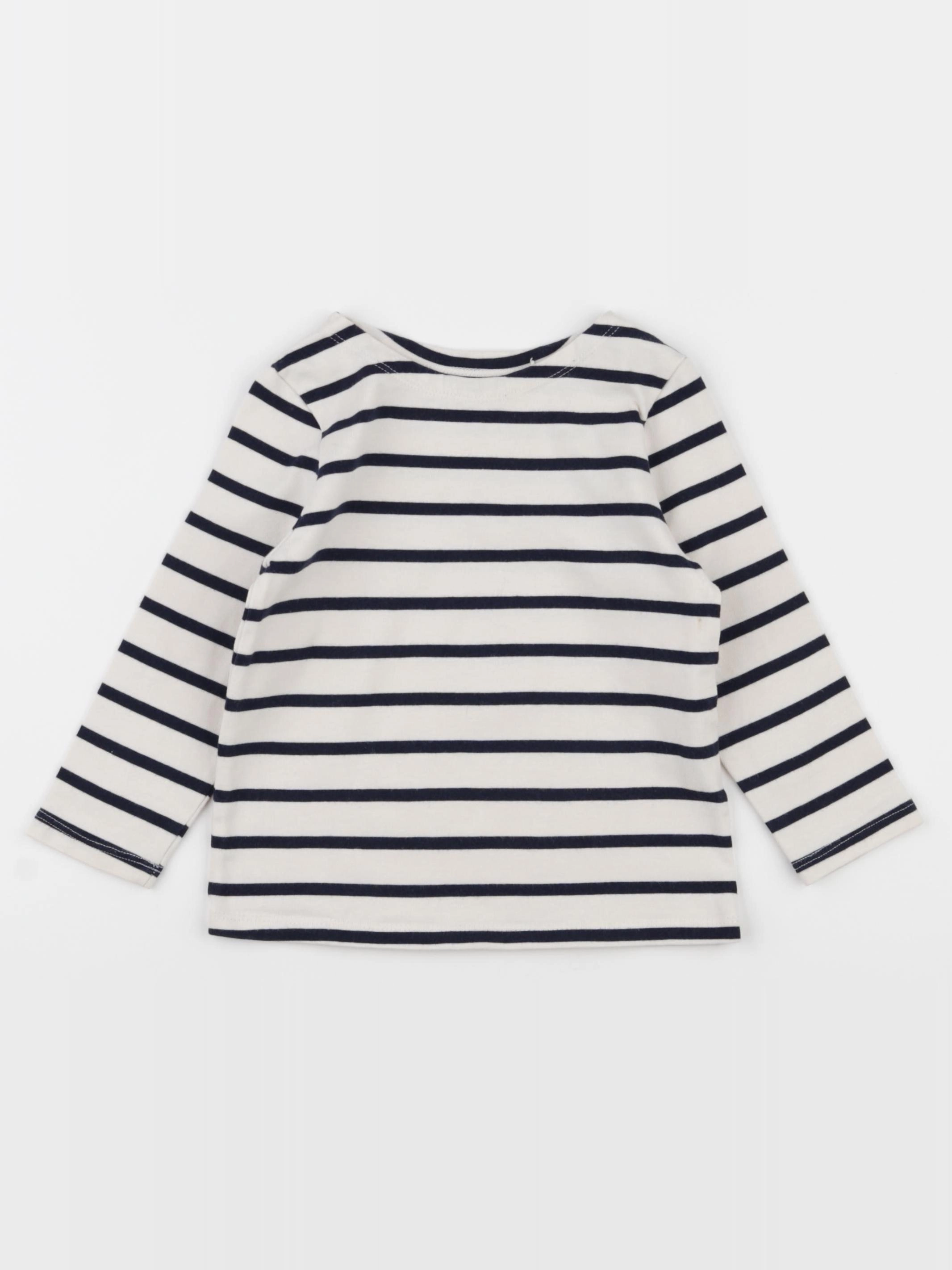 Monoprix - tee-shirt blanc - 2/3 ans