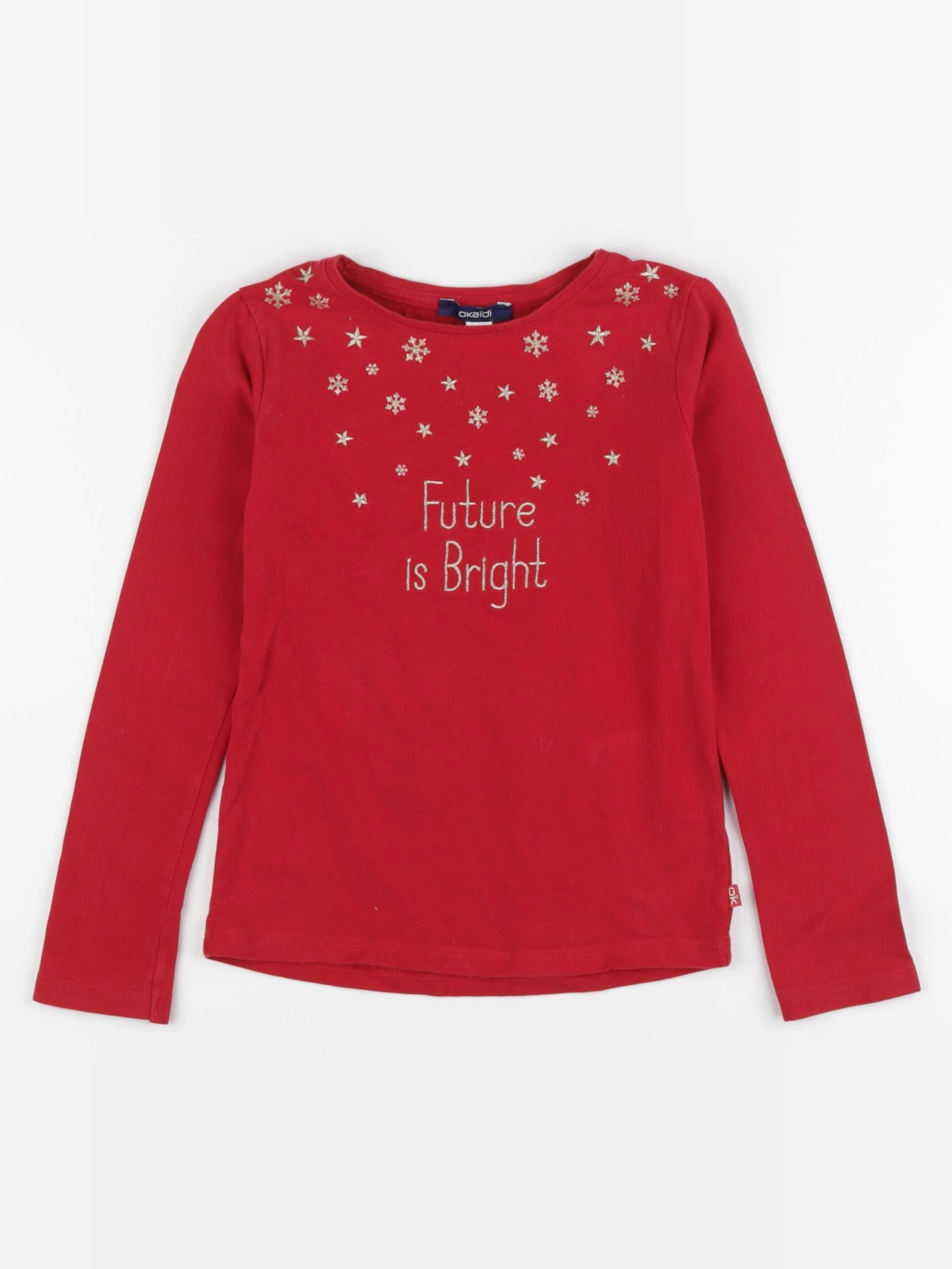 Okaidi - tee-shirt rouge - 6 ans