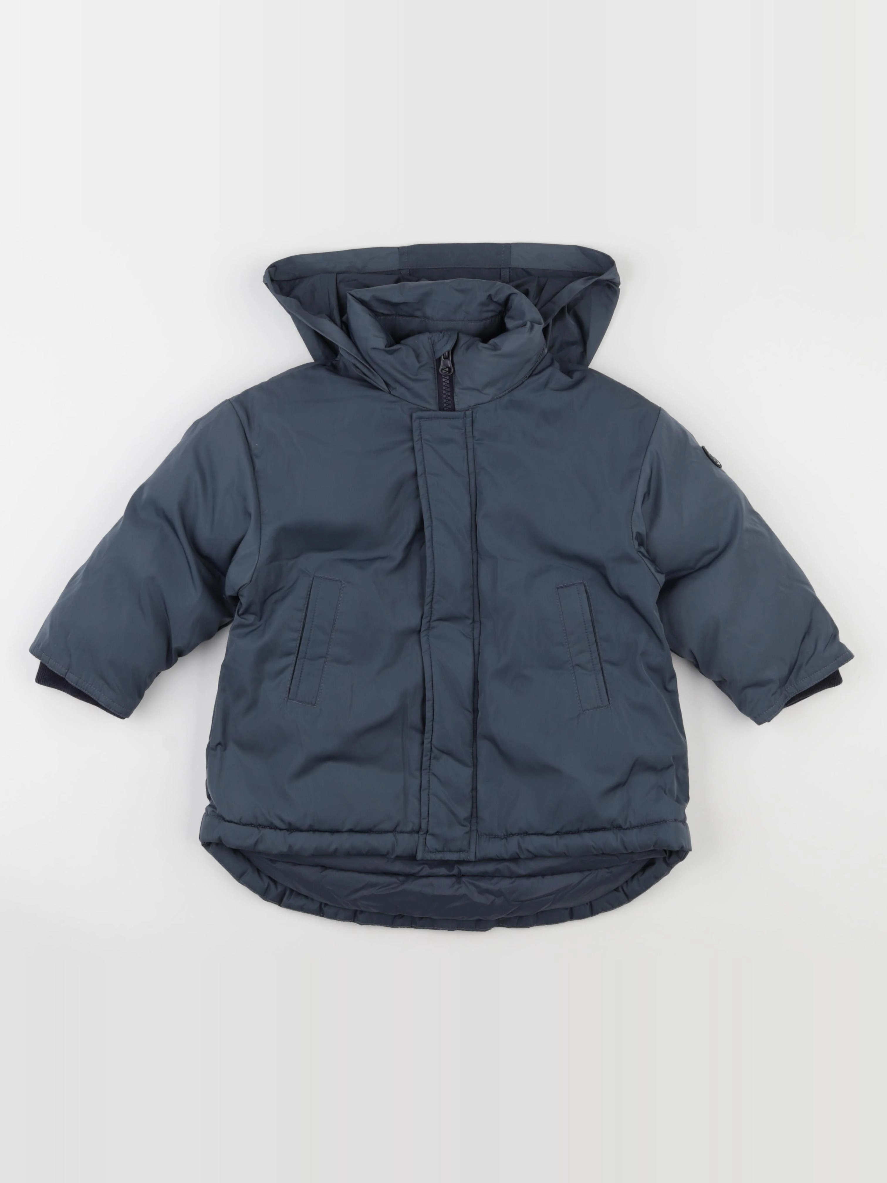 Petit Bateau - doudoune bleu - 3 ans