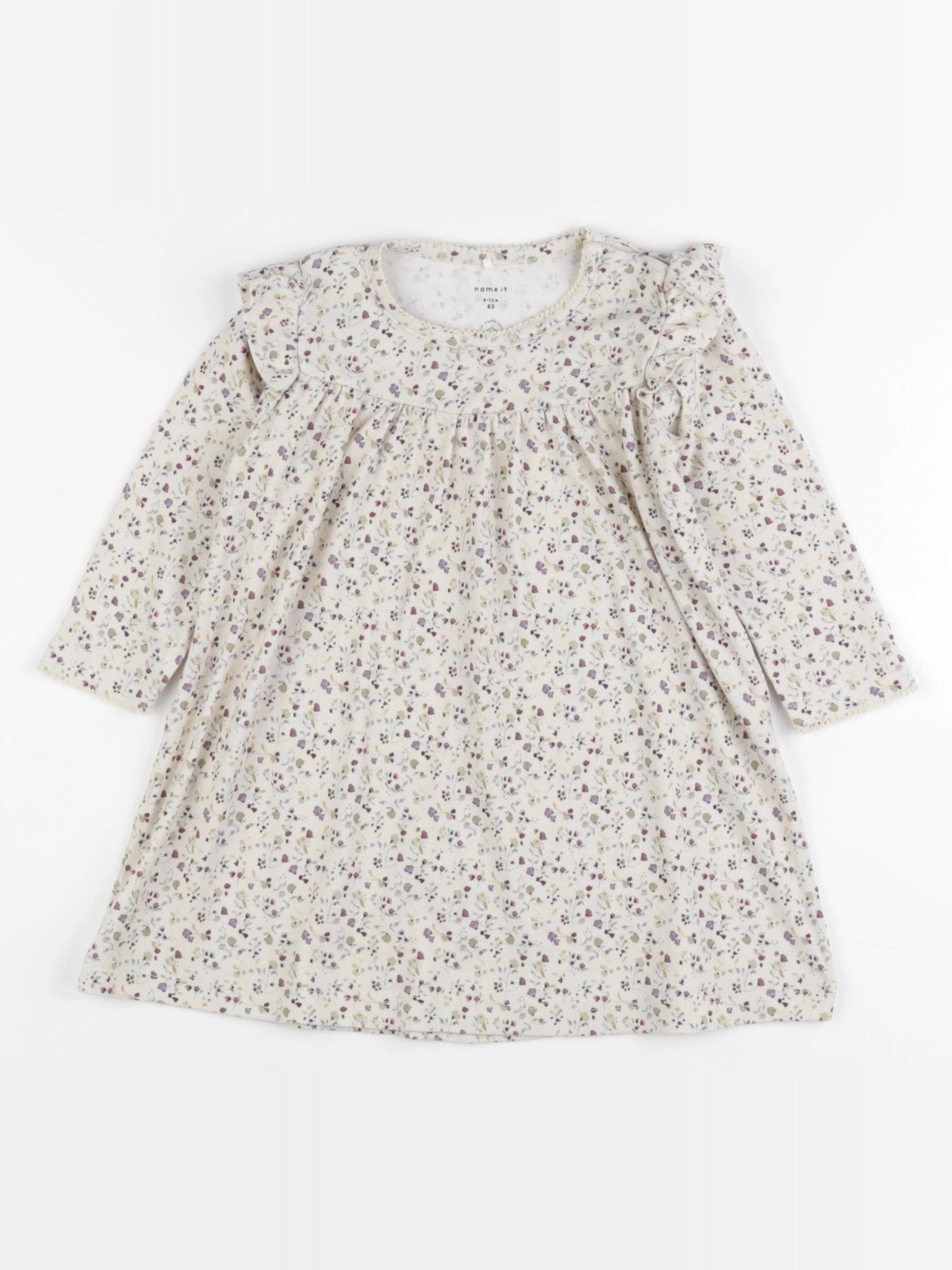 Name it - robe beige - 9/12 mois