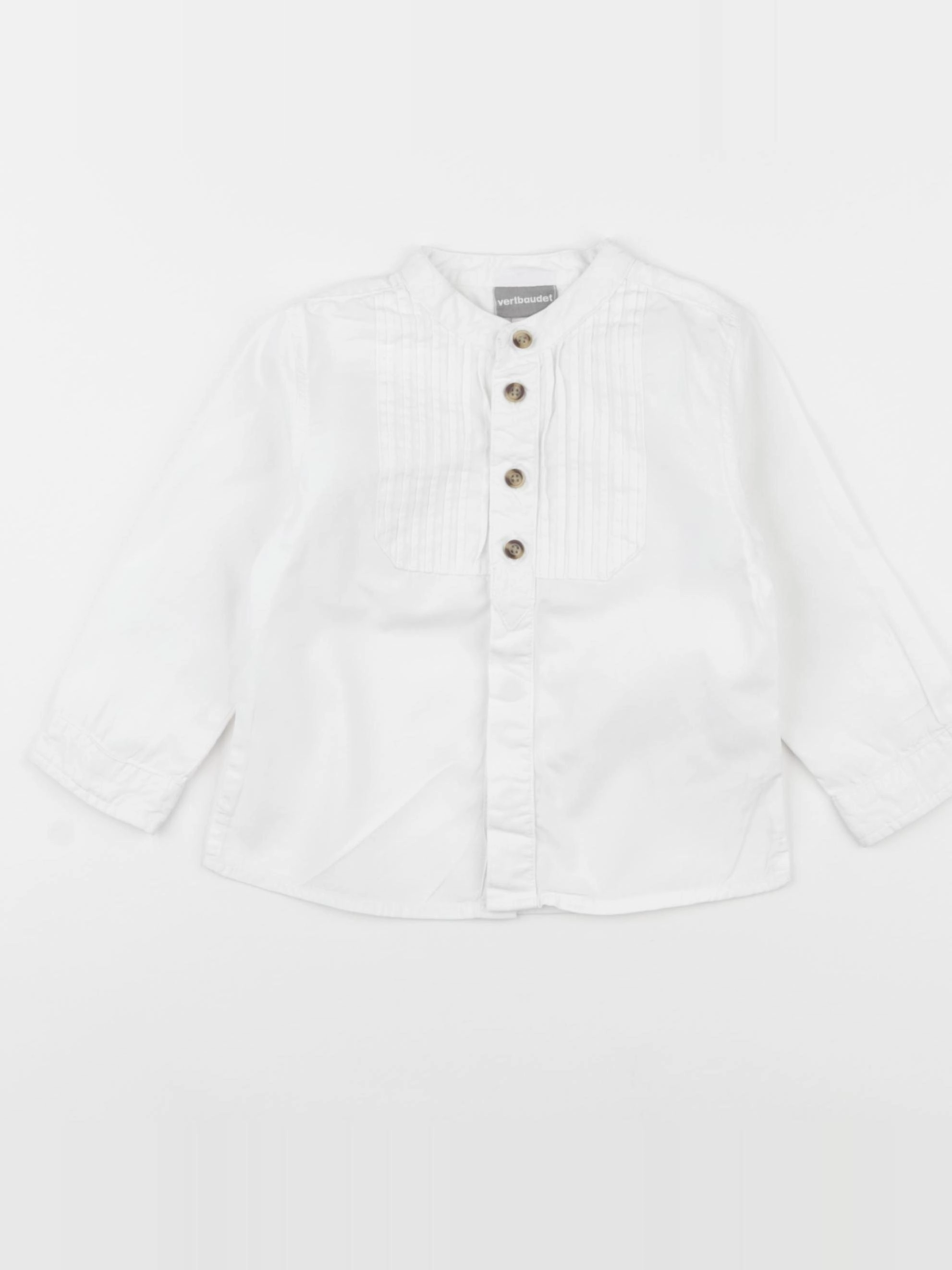 Vertbaudet - blouse blanc - 18 mois