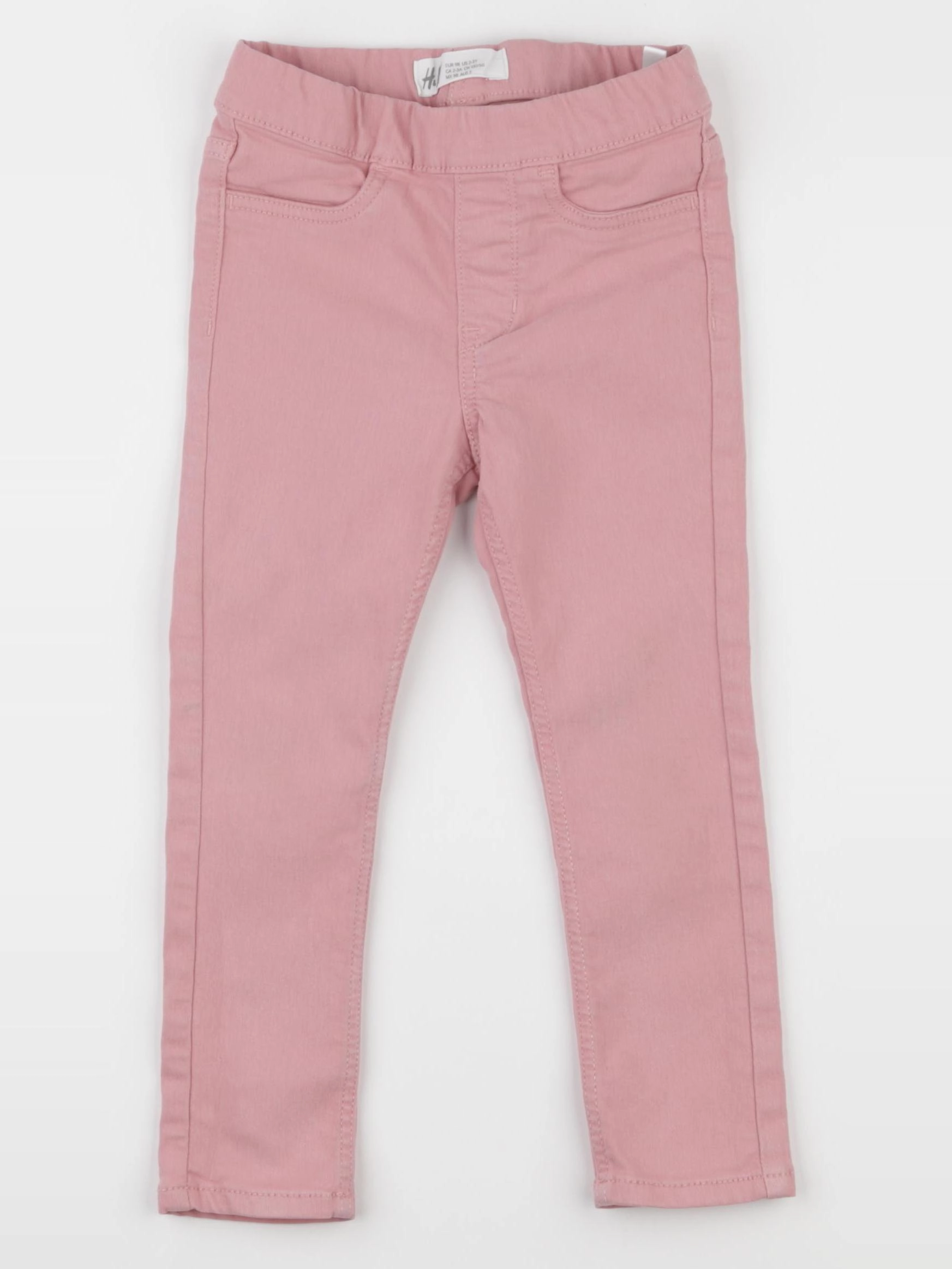 H&M - jegging rose - 2/3 ans