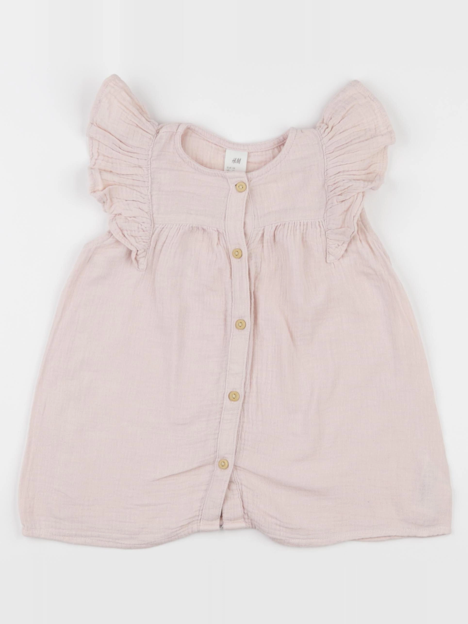 H&M - robe rose - 2/3 ans